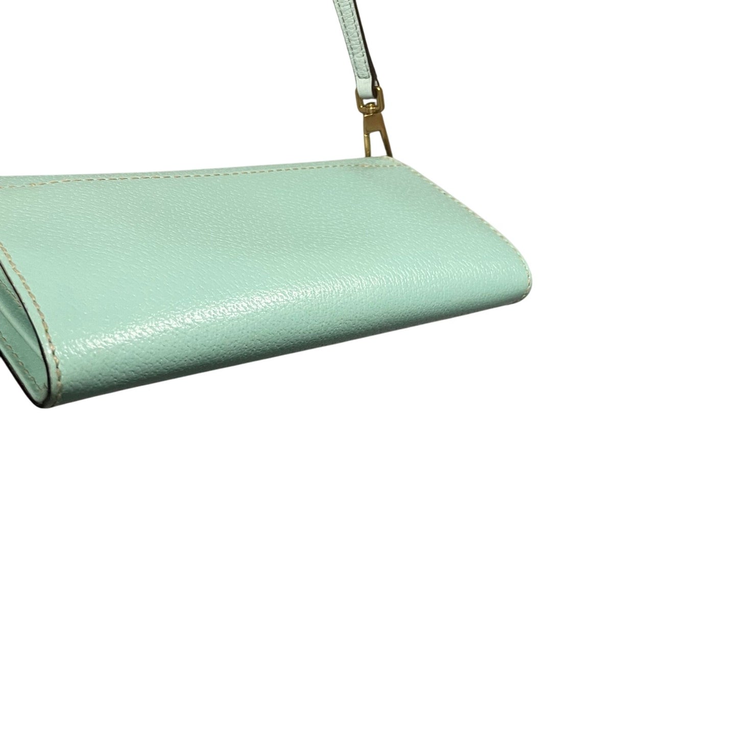 Kate Spade Natalie Wellesley Teal Leather Wallet Crossbody Handbag