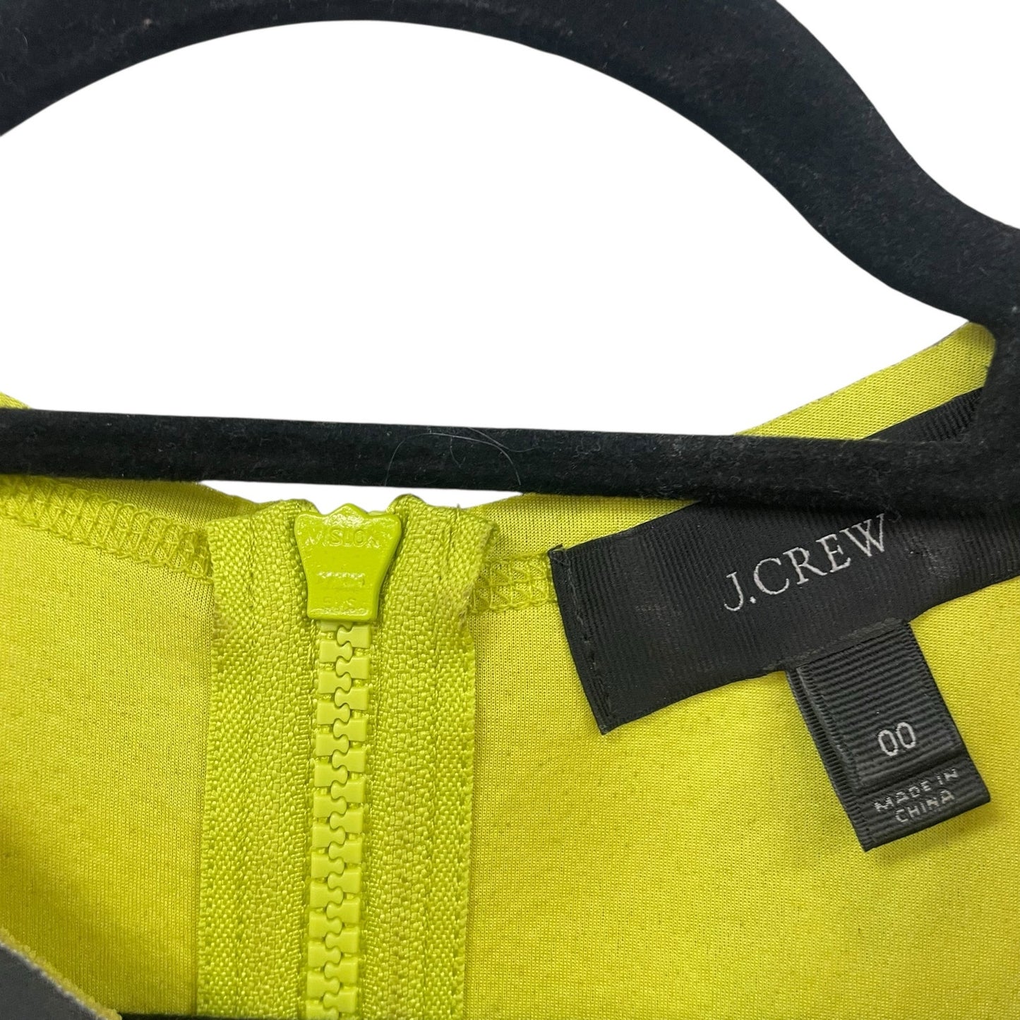 J. Crew Sleeveless Floral Cove Scuba Neoprene Sheath Dress Navy Yellow Womens 00