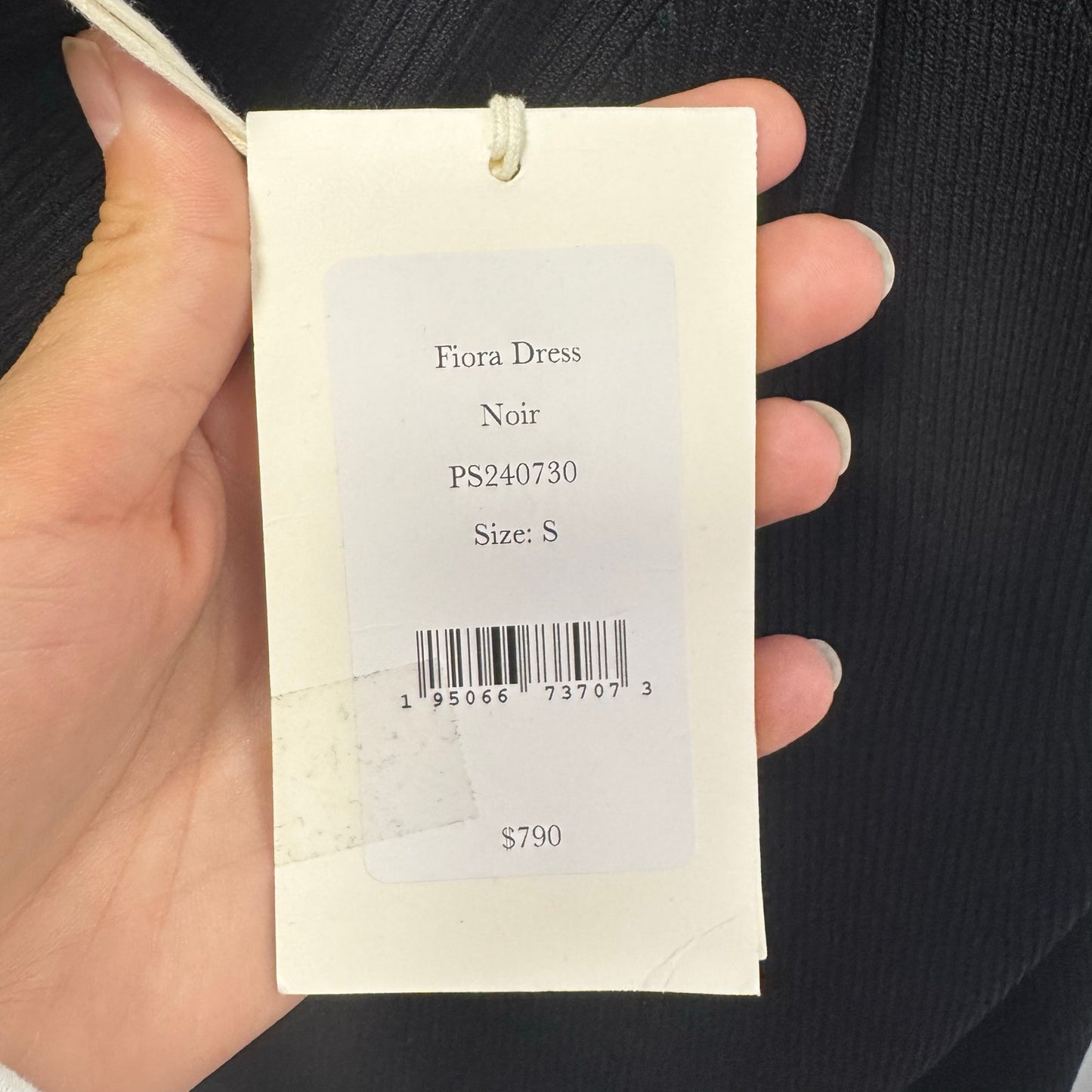 NWT Ulla Johnson Black Sleeveless Crossover Keyhole Fiora Maxi Dress Women Small