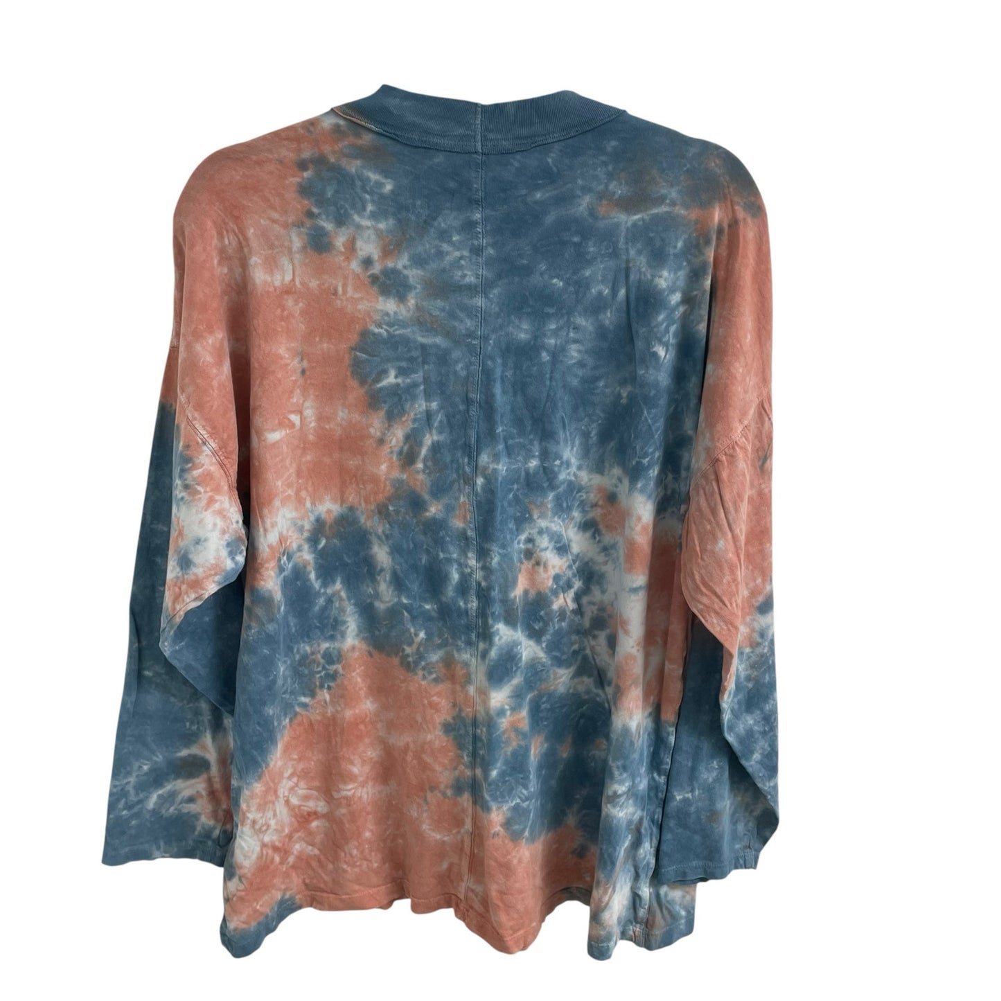 We The Free Be Free Tie Dye Oversize Long Sleeve T Shirt Cotton Candy Medium