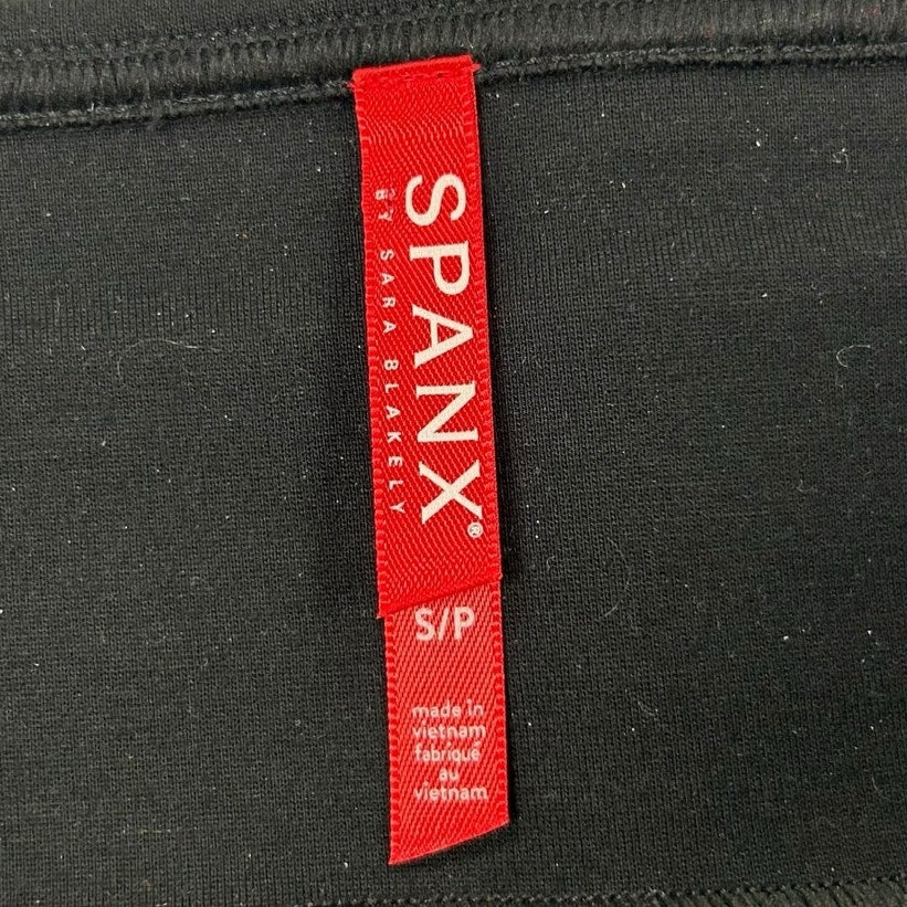 Spanx The Perfect Classic Black Ponte Pull On Pencil Skirt Womens Small