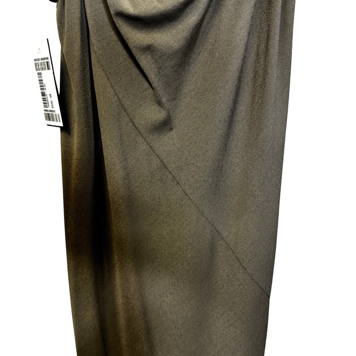 Rick Owens Dark Shadow Sleeveless Cowl Neck Hugging Hem Maxi Dress Womens 2