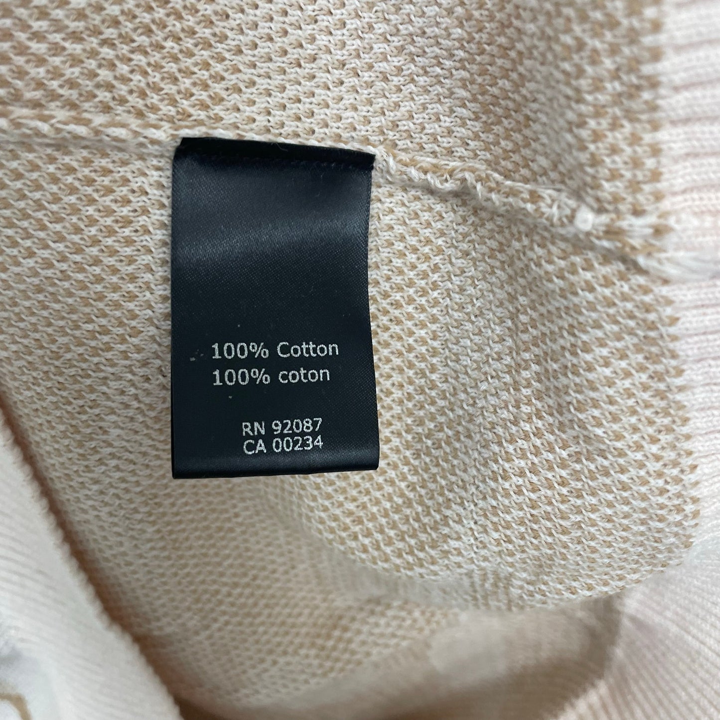 Saks Fifth Avenue Watermark Camouflage Crewneck Sweater Egret / Pink Mens Large