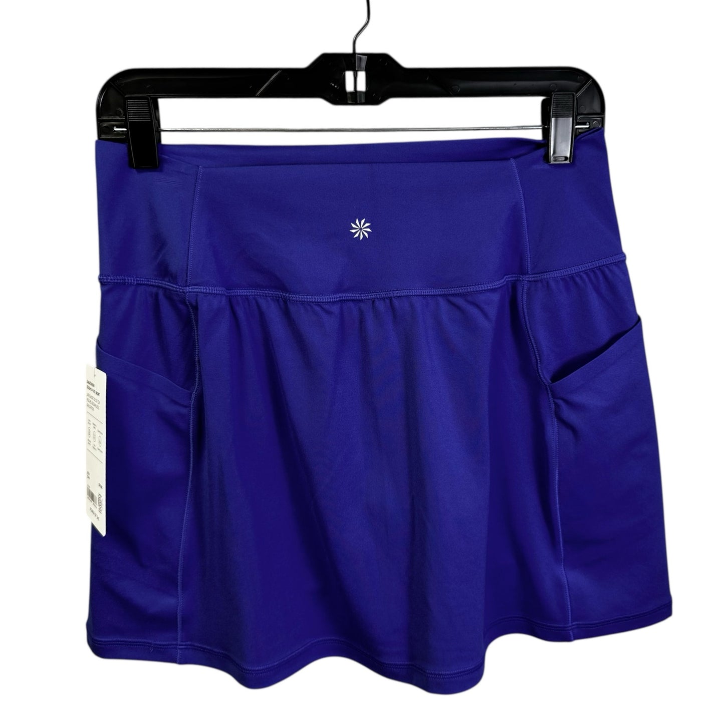 NWT Athleta Blue Pull On Salutation Stash Quick Drying Skort Womens Medium