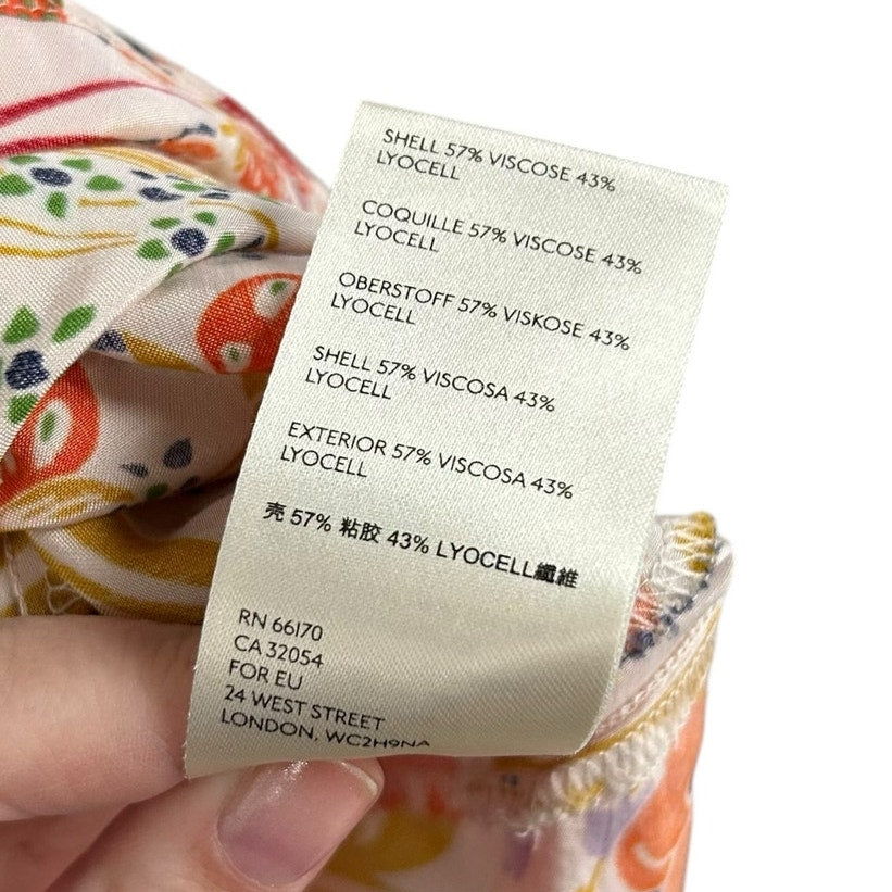 Free People Multicolor Floral Print Strawberry Fields Mini Dress Womens XS