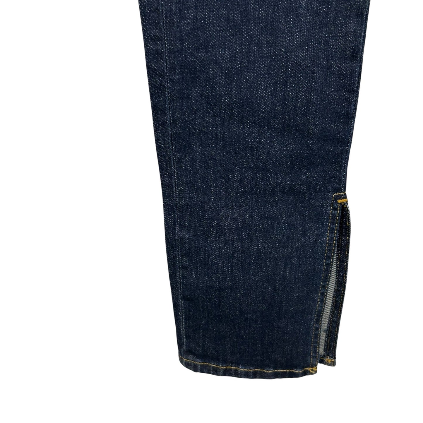 NWT Pilcro Ultra High Rise Five Pocket The Split Straight Denim Jeans Womens 26