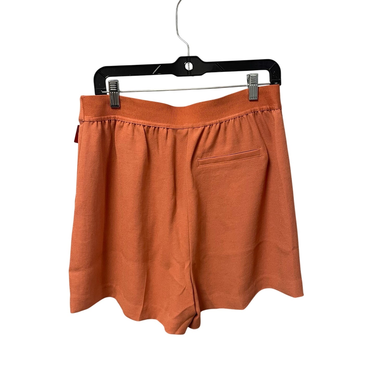 NWT Spanx Carefree Crepe Trouser Short 6" Sedona Orange Womens Large