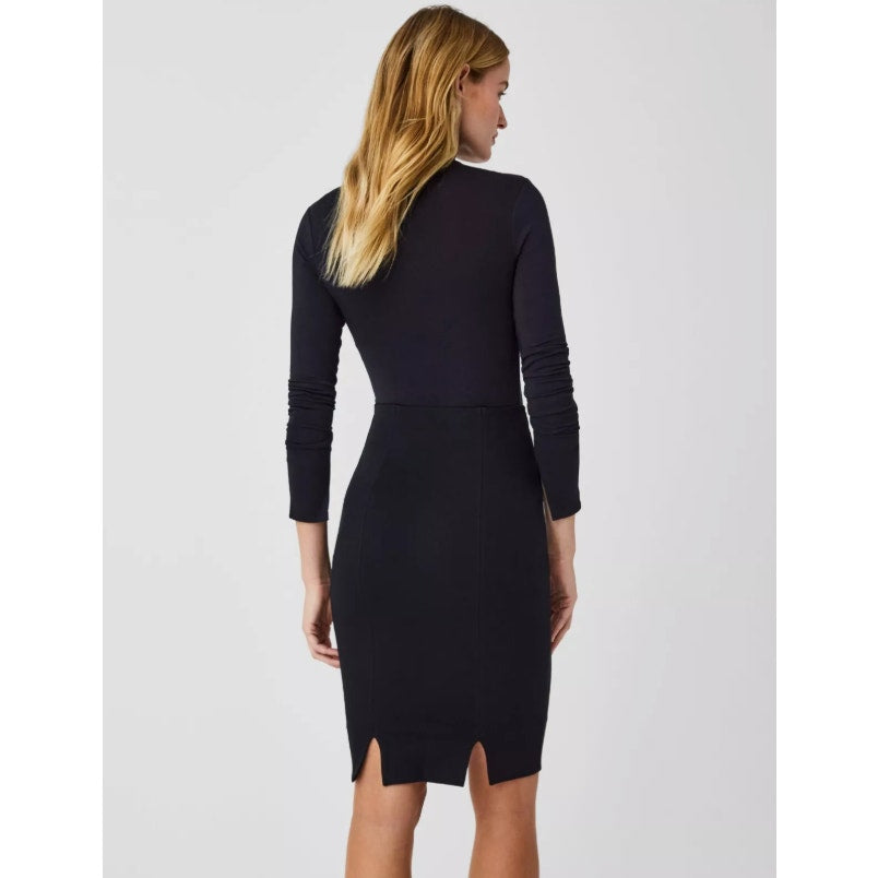 Spanx The Perfect Classic Black Ponte Pull On Pencil Skirt Womens Small