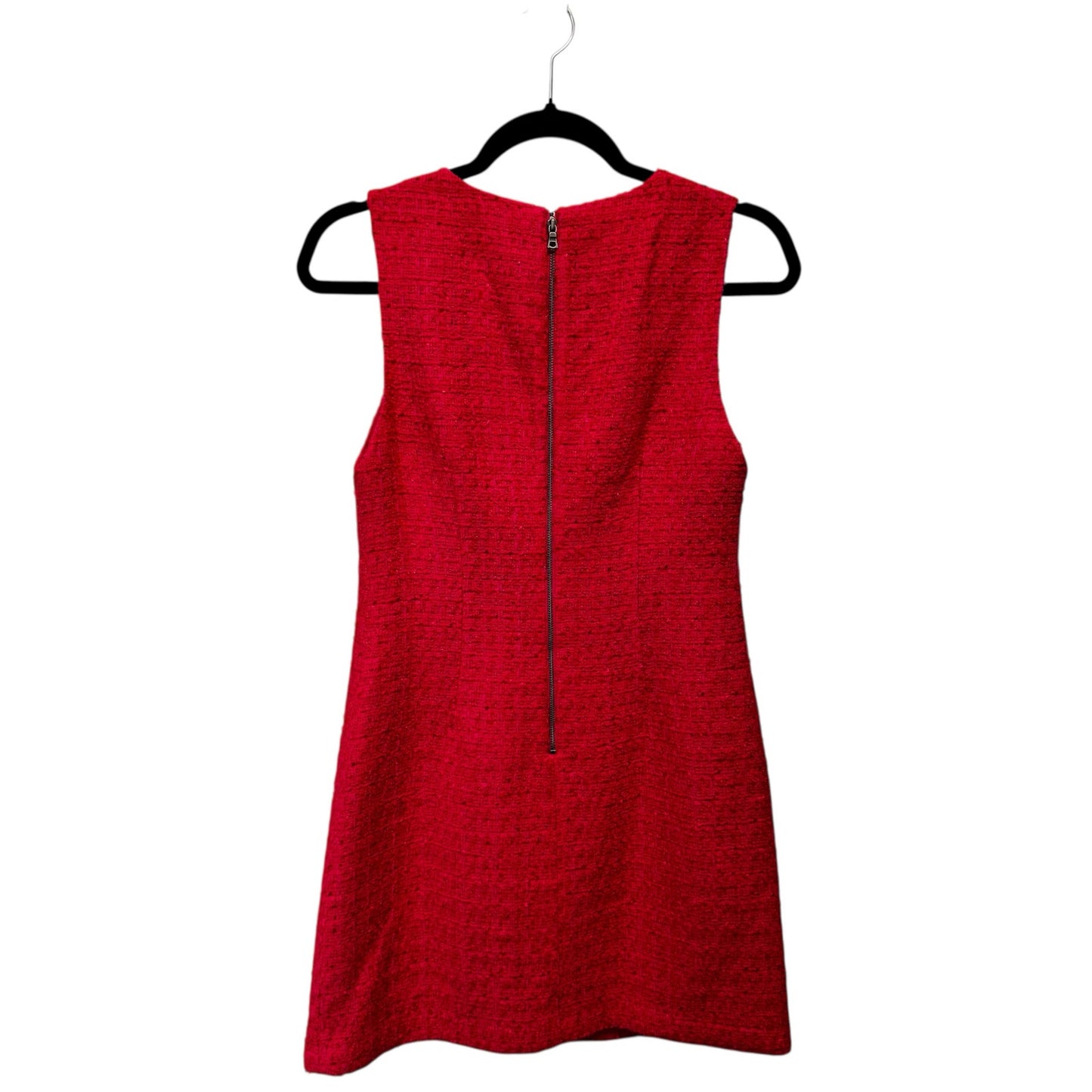 NWT Alice + Olivia Bright Pink Clyde Sleeveless A Line Mini Shift Dress Womens 2