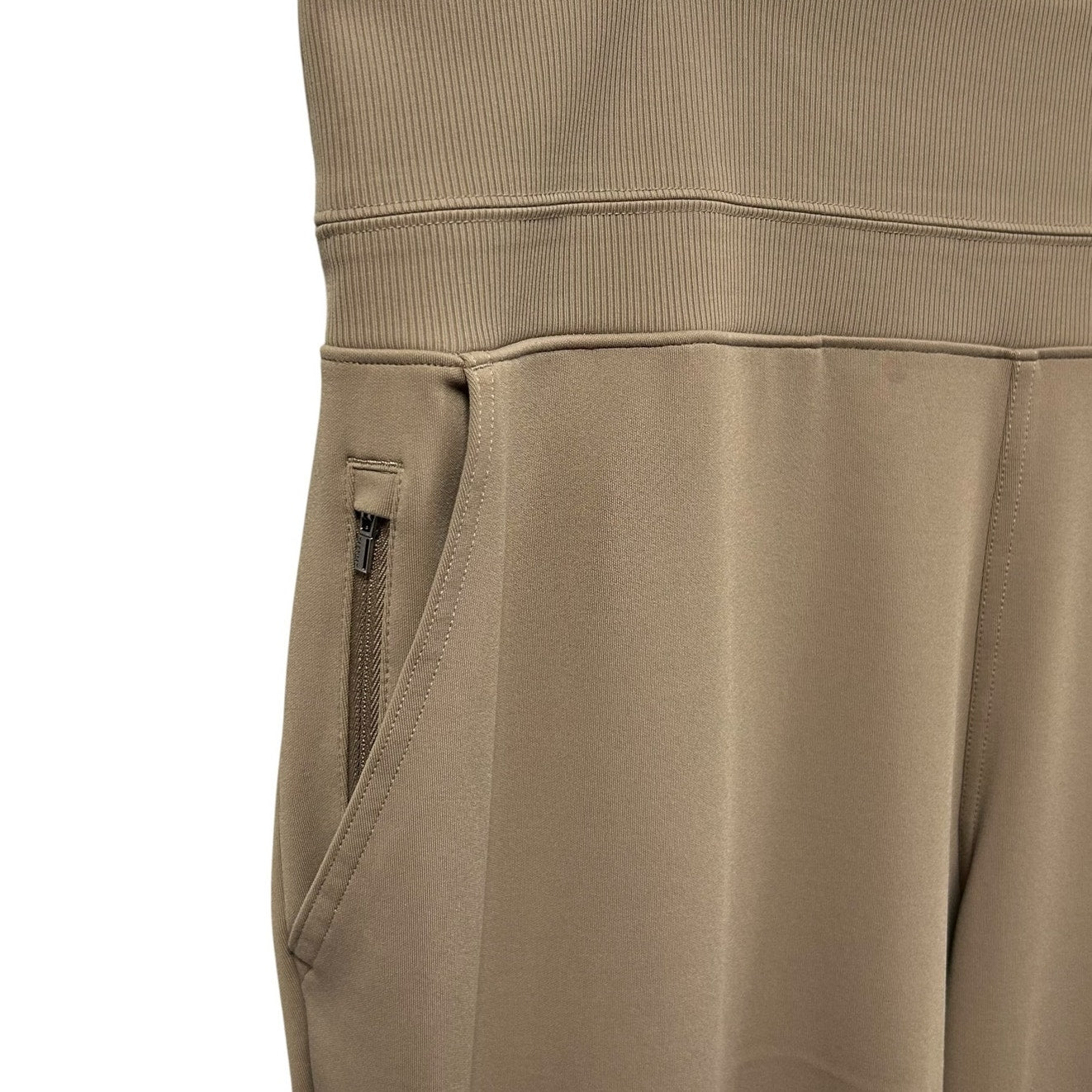 Athleta Brownstone Beige Venice High Rise Wide Leg Pant Womens 1X