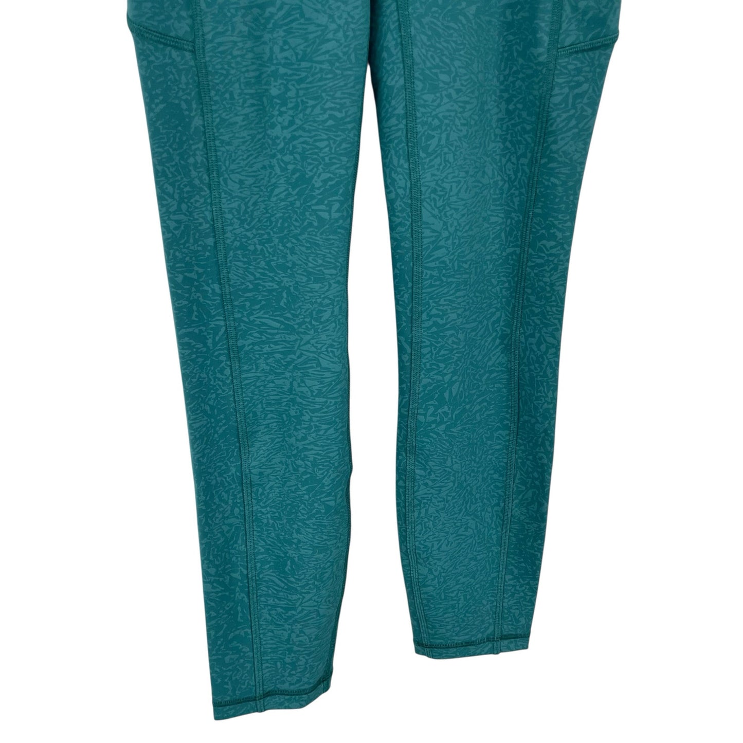 Lululemon Athletica Invigorate High Rise Tight 25" Crunch Teal Lagoon Womens 4