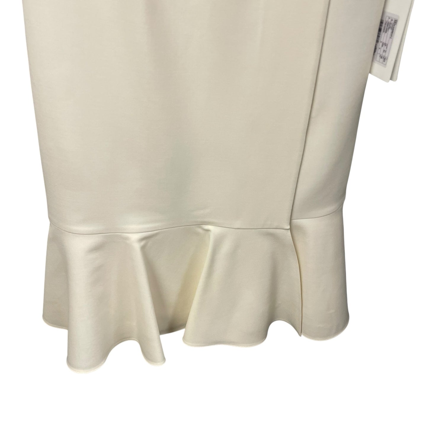NWT Valentino Sleeveless Bow Neck Tie Shift Dress Cream Womens 38 / US 2