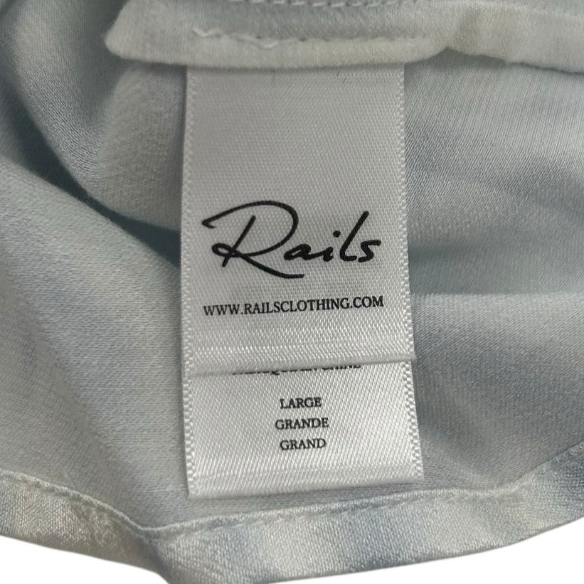 Rails Paola Blue Tide Tank Top / Anya Blue Tide Midi Skirt Set Womens Large