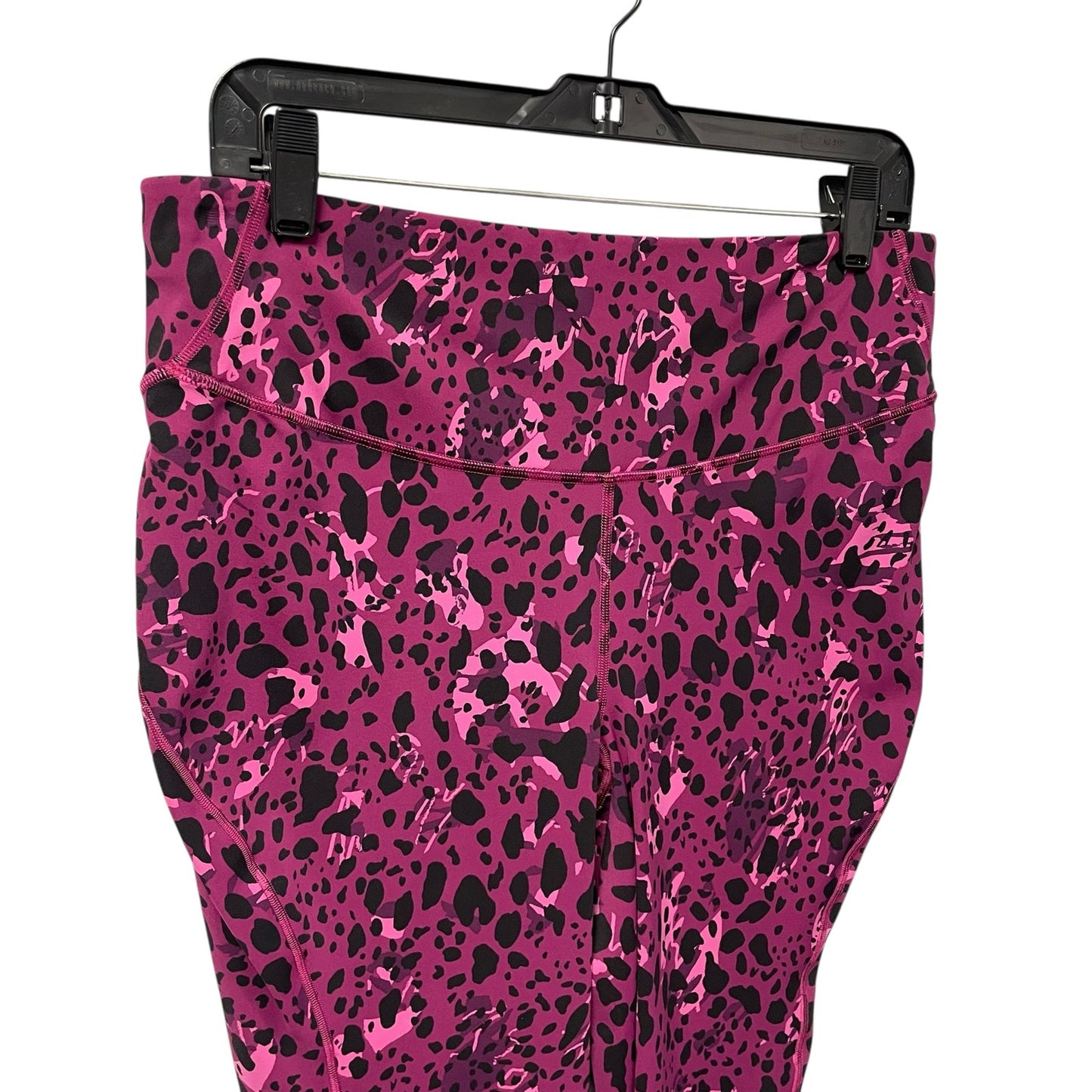 Lululemon Base Pace High Rise Running Tight 25" Cheetah Camo Magenta Purple 12