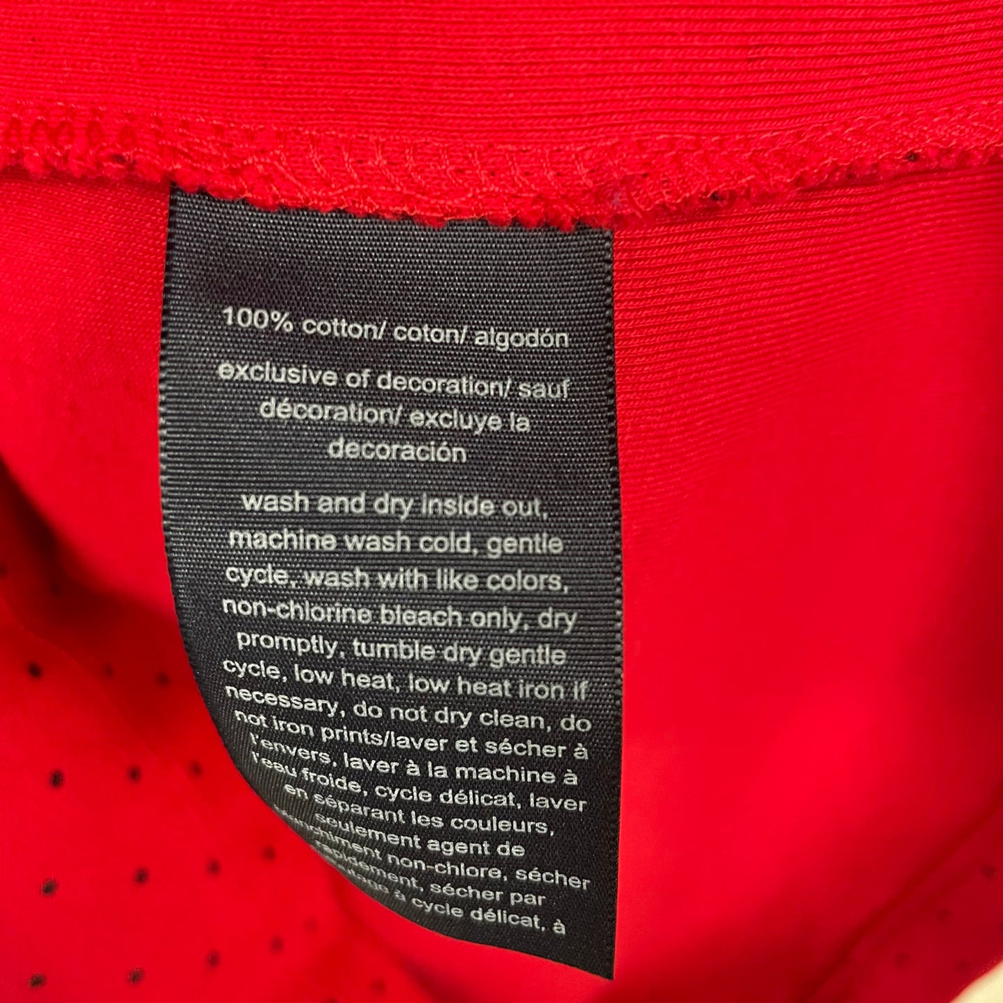 Tommy Hilfiger Short Sleeve Polo Dress Red Navy Polka Dot Print Womens Size XXL