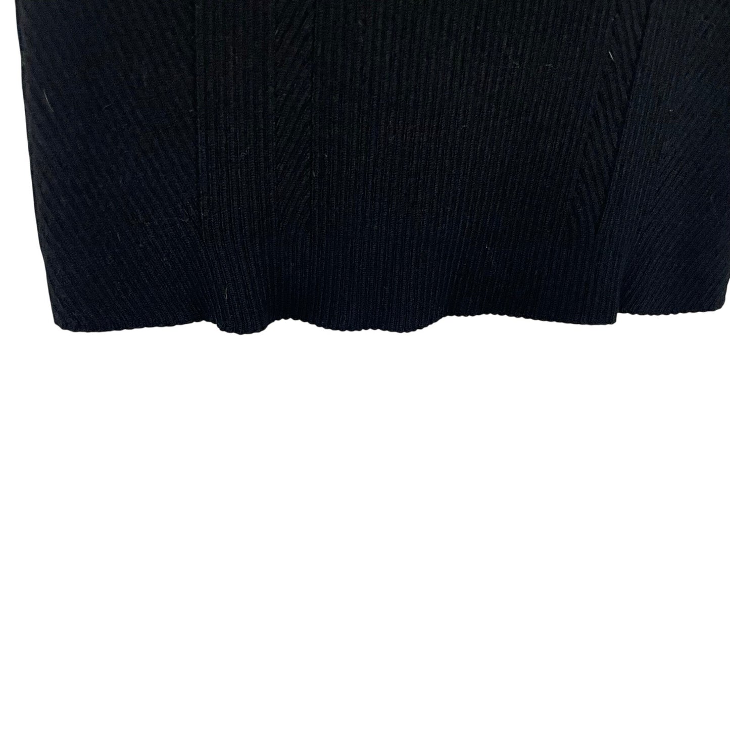By Anthropologie Black Ribbed Knit Sleeveless Lowcut Top Womens Size Medium