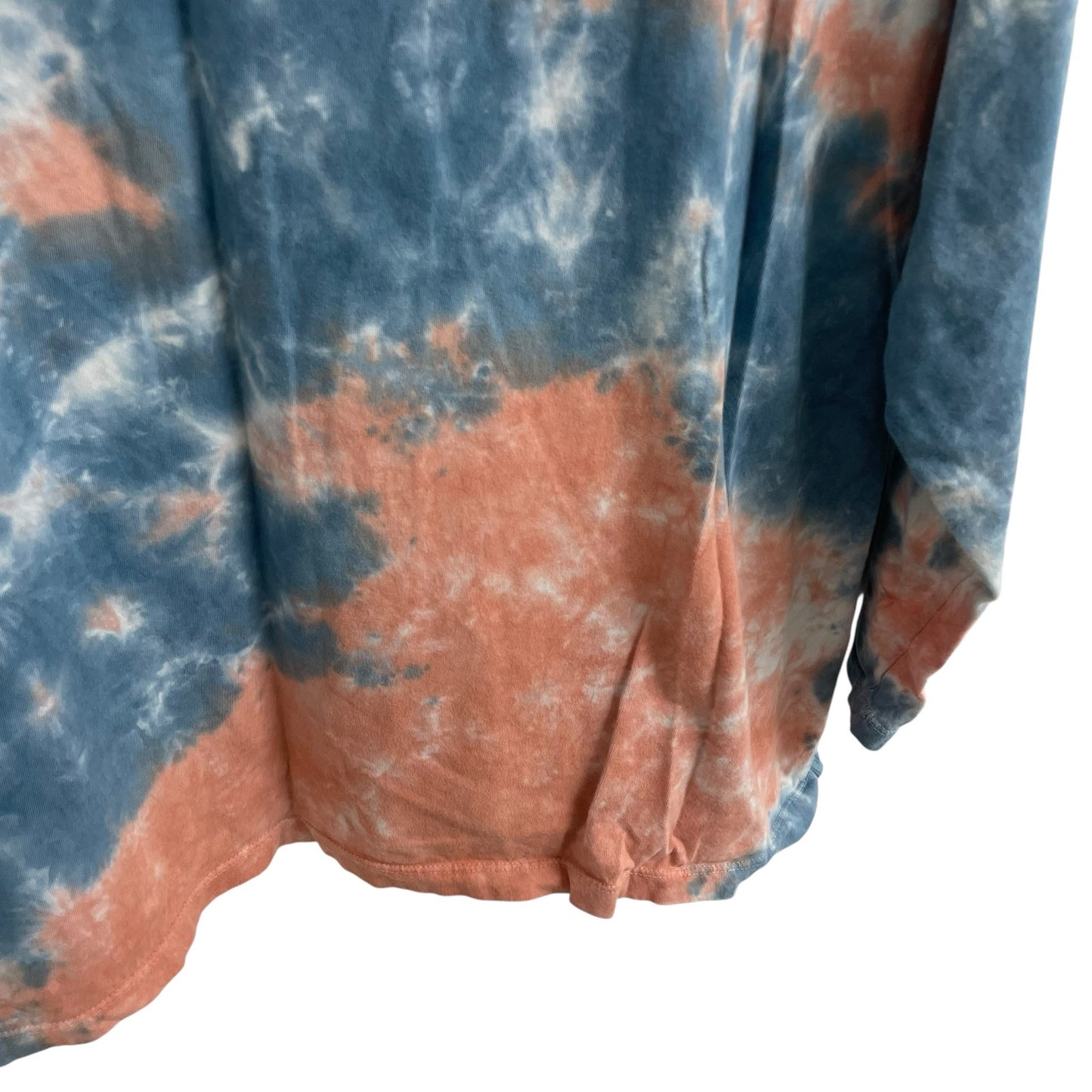 We The Free Be Free Tie Dye Oversize Long Sleeve T Shirt Cotton Candy Medium