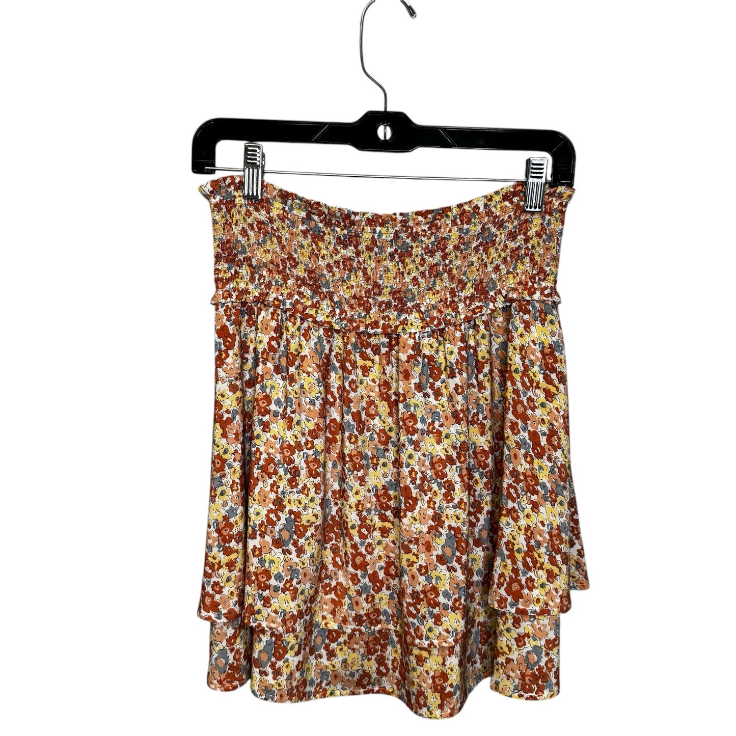 Rails Multi Color Wild Flower Print Tiered Addison Mini Skirt Womens Small