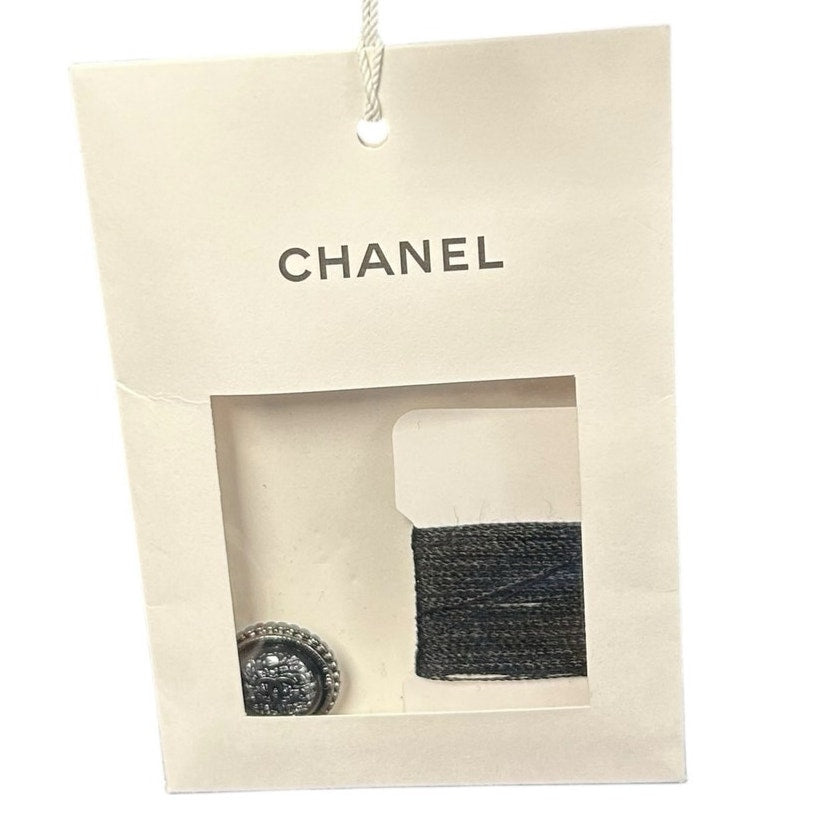 NWT Chanel Black Fond De Robe Short Sleeve Tiered Maxi Dress Womens 36 / US 4