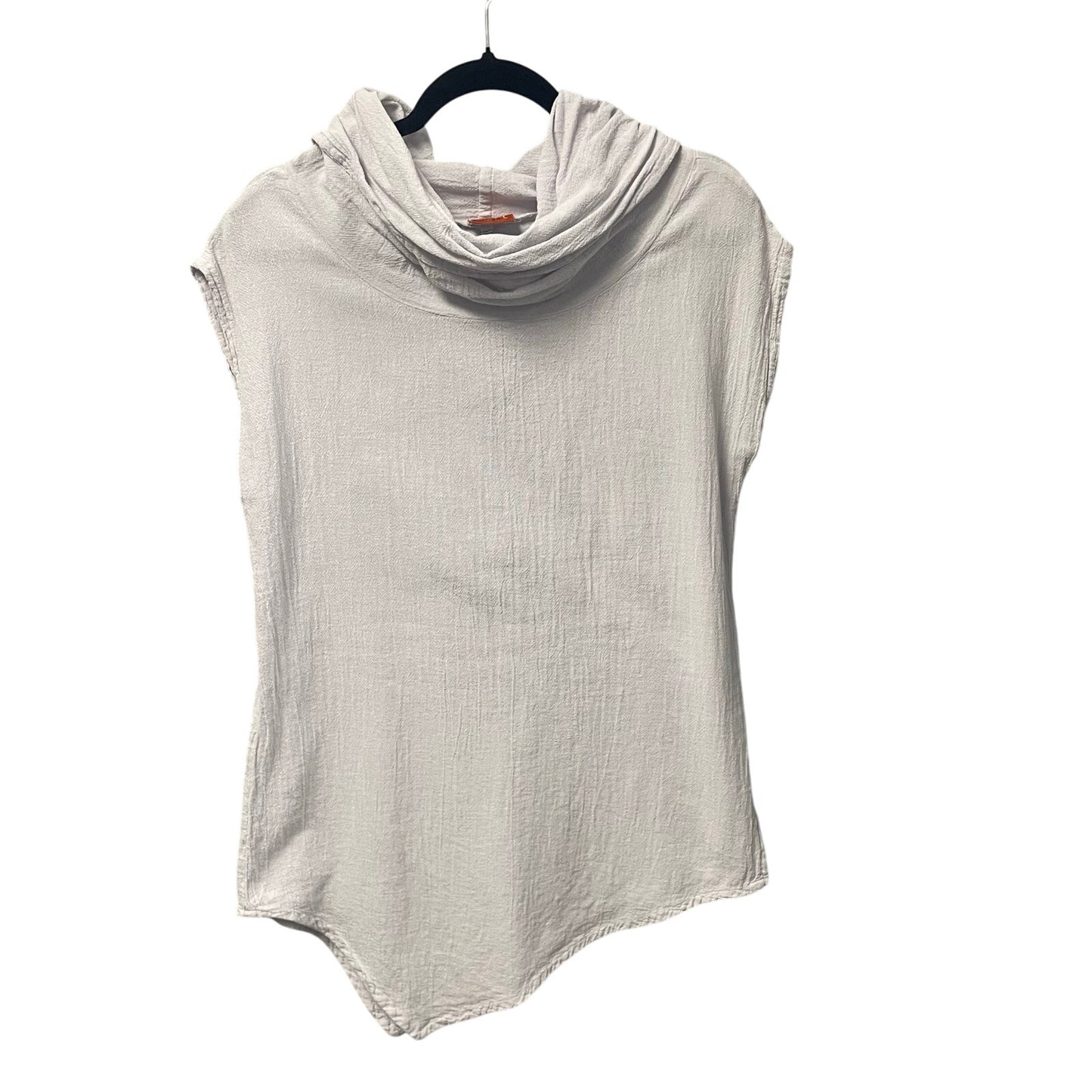Oh My Gauze Lavender Sleeveless Cowl Neck Hooded Cotton Top US Small / Medium