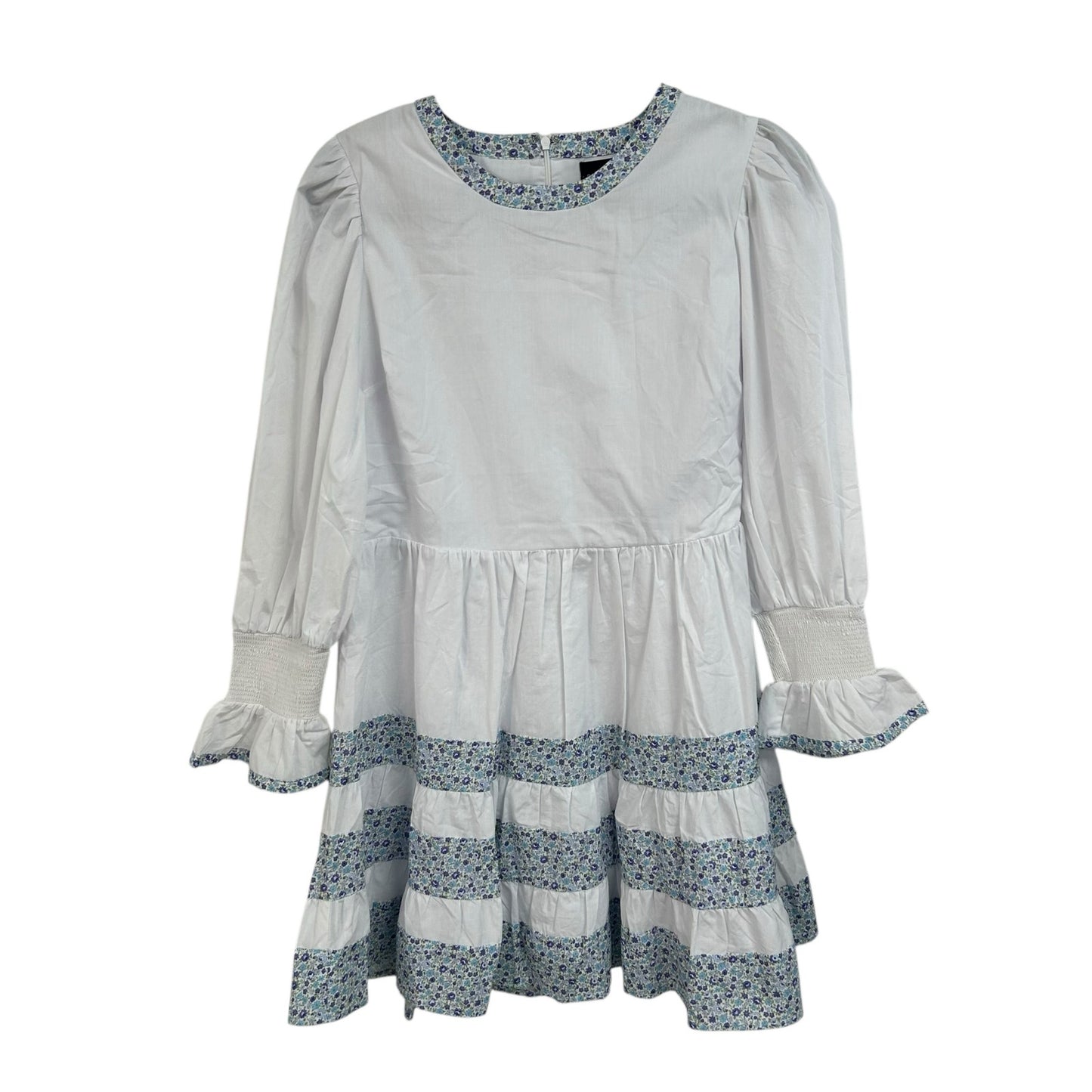 Pomander Place Tuckernuck Multi Floral Tiered Fran Mini Dress Womens Small