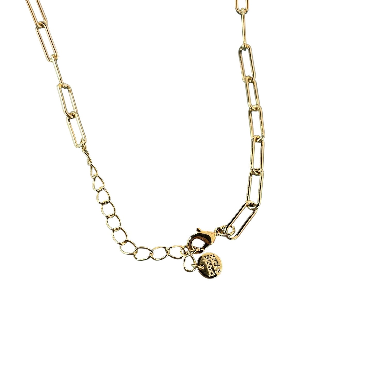 NWB Brook & York Callie Pendant Necklace 14K Gold Plated Brass