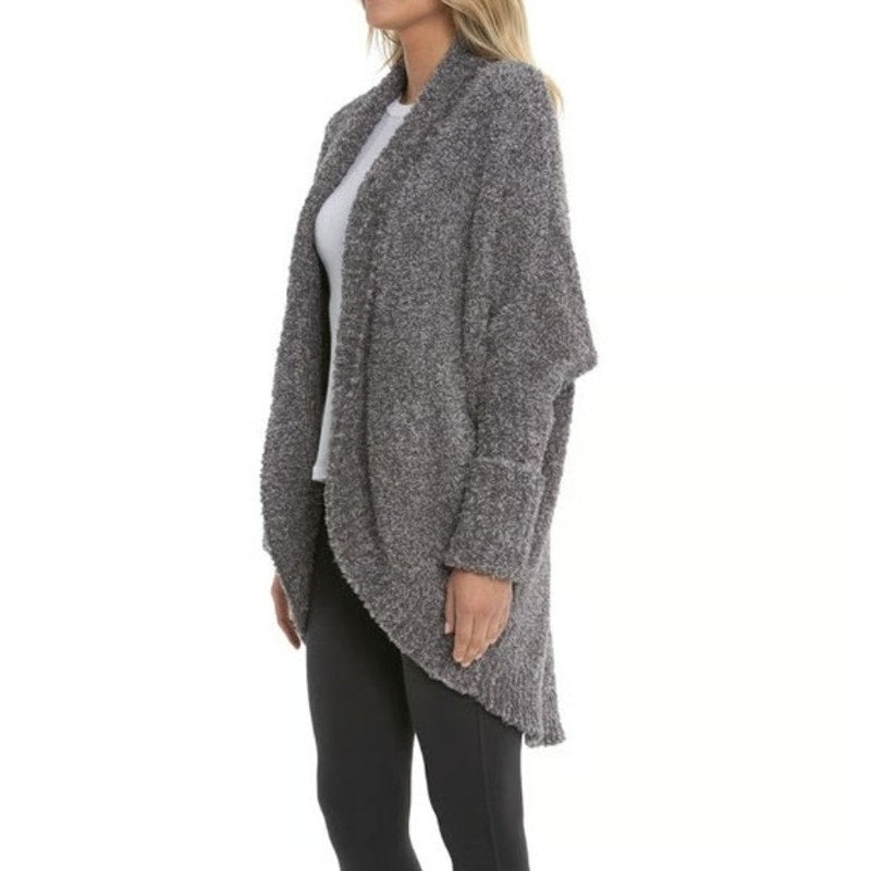 Barefoot Dreams Ash Dove Gray CozyChic Cocoon Cardigan Womens Small / Medium