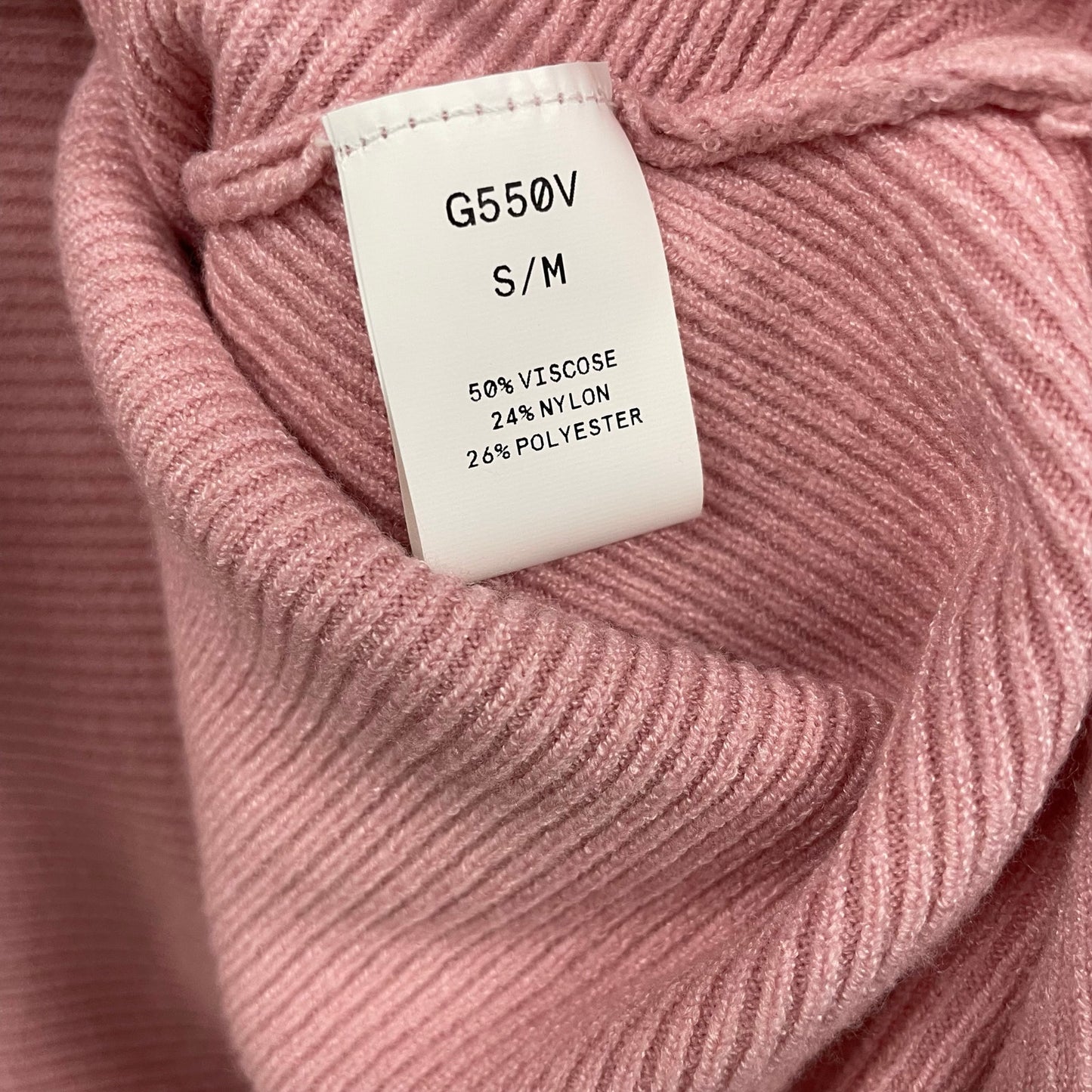 NWT Kerisma Dusty Pink RYU V Neck Sweater Top Womens Size Small / Medium