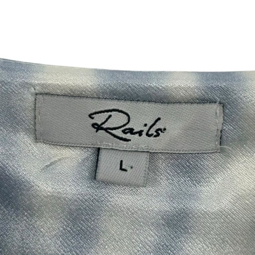 Rails Paola Blue Tide Tank Top / Anya Blue Tide Midi Skirt Set Womens Large
