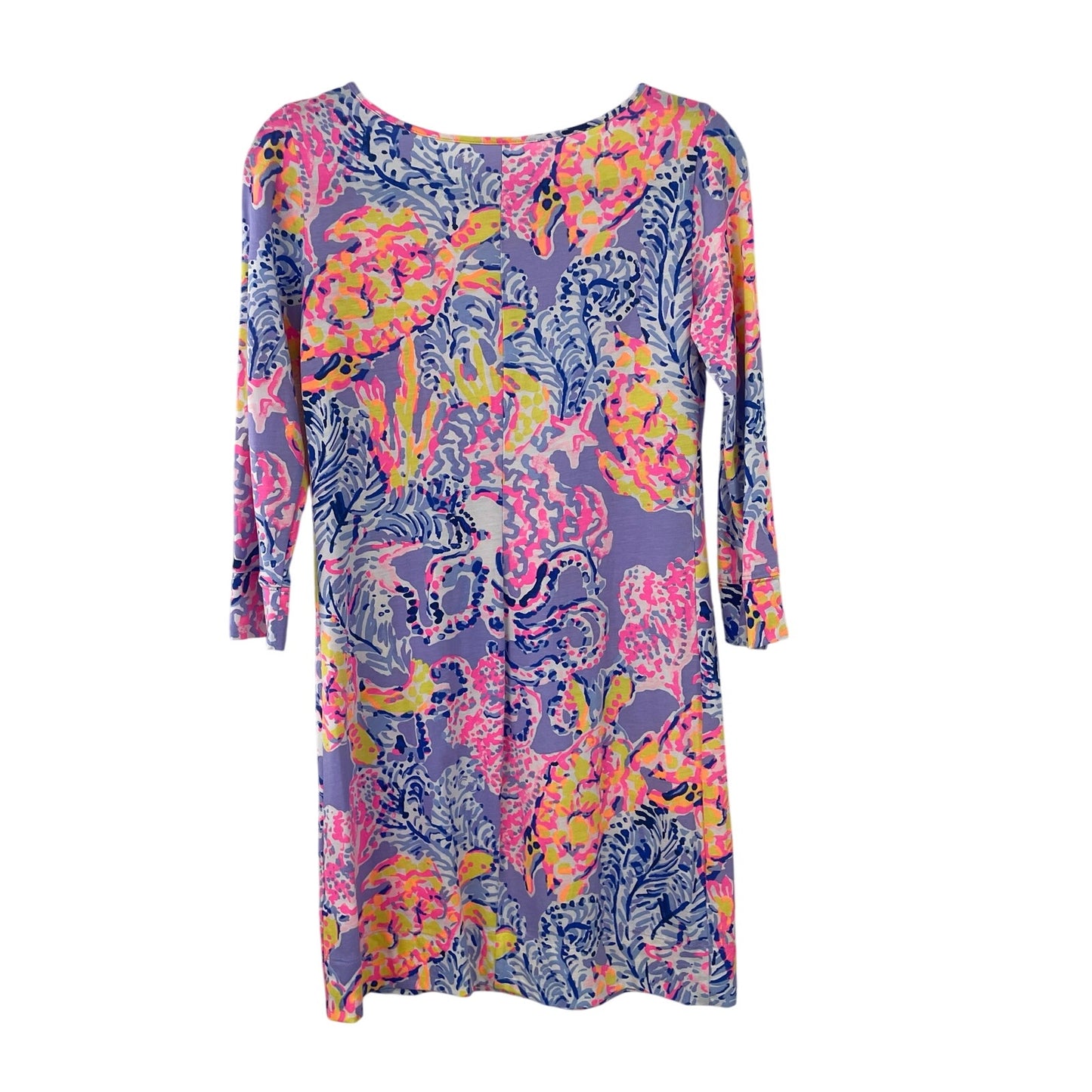 Lilly Pulitzer Marlowe Dress So Snappy Lilao Verben Purple Print Womens XS