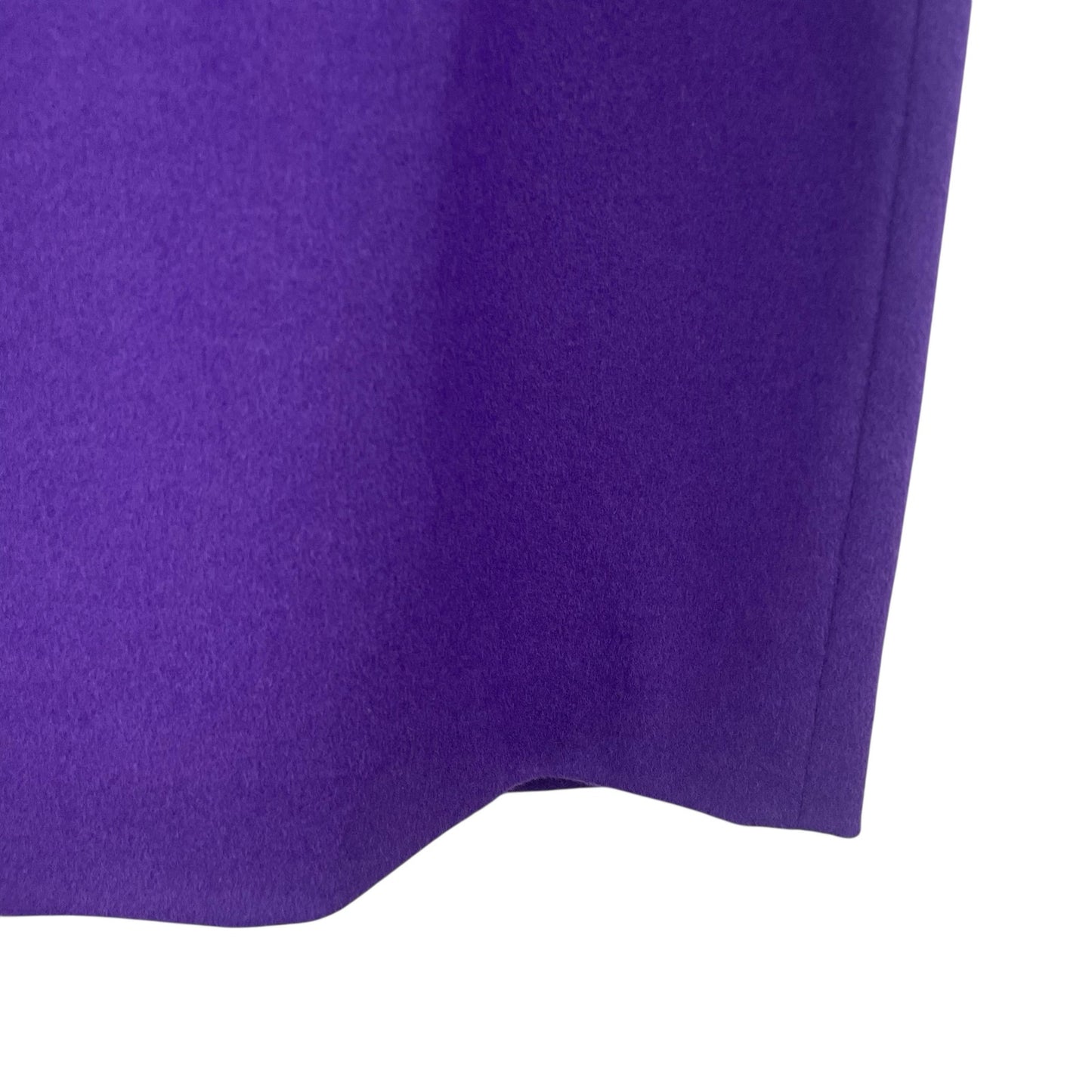 Escada Purple Wool Straight Fit Knee Length Pencil Skirt Womens Size 40 / US 10