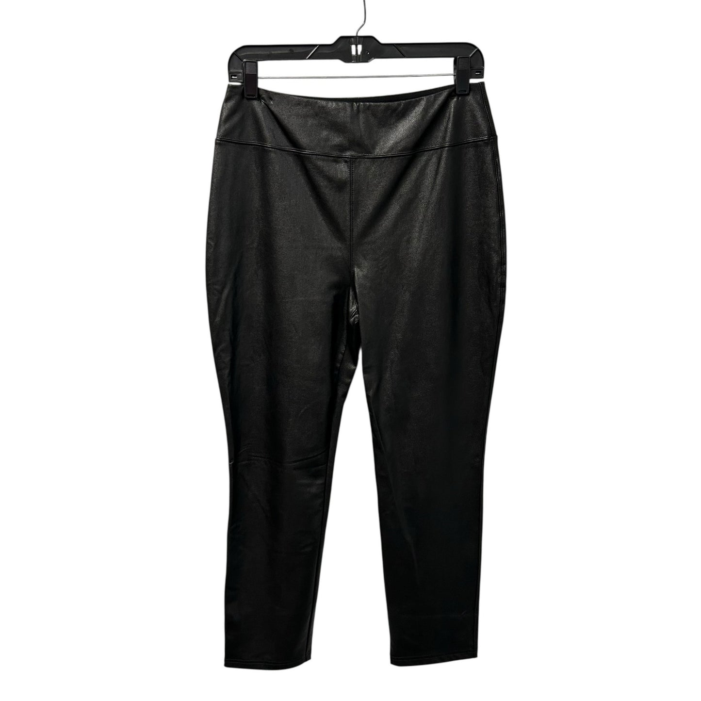 Tuckernuck Black Faux Leather Pull On Leggings Womens Size Large