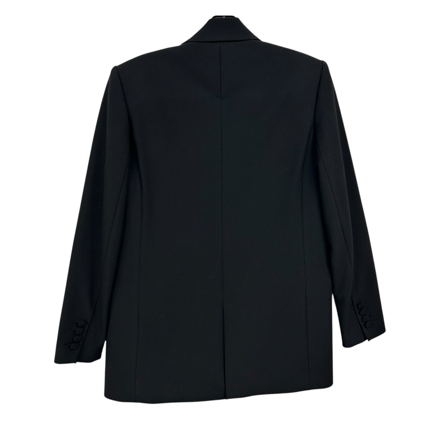 JL27 Black The Classic Oversized Single Breasted Blazer Jacket Womens Size XS