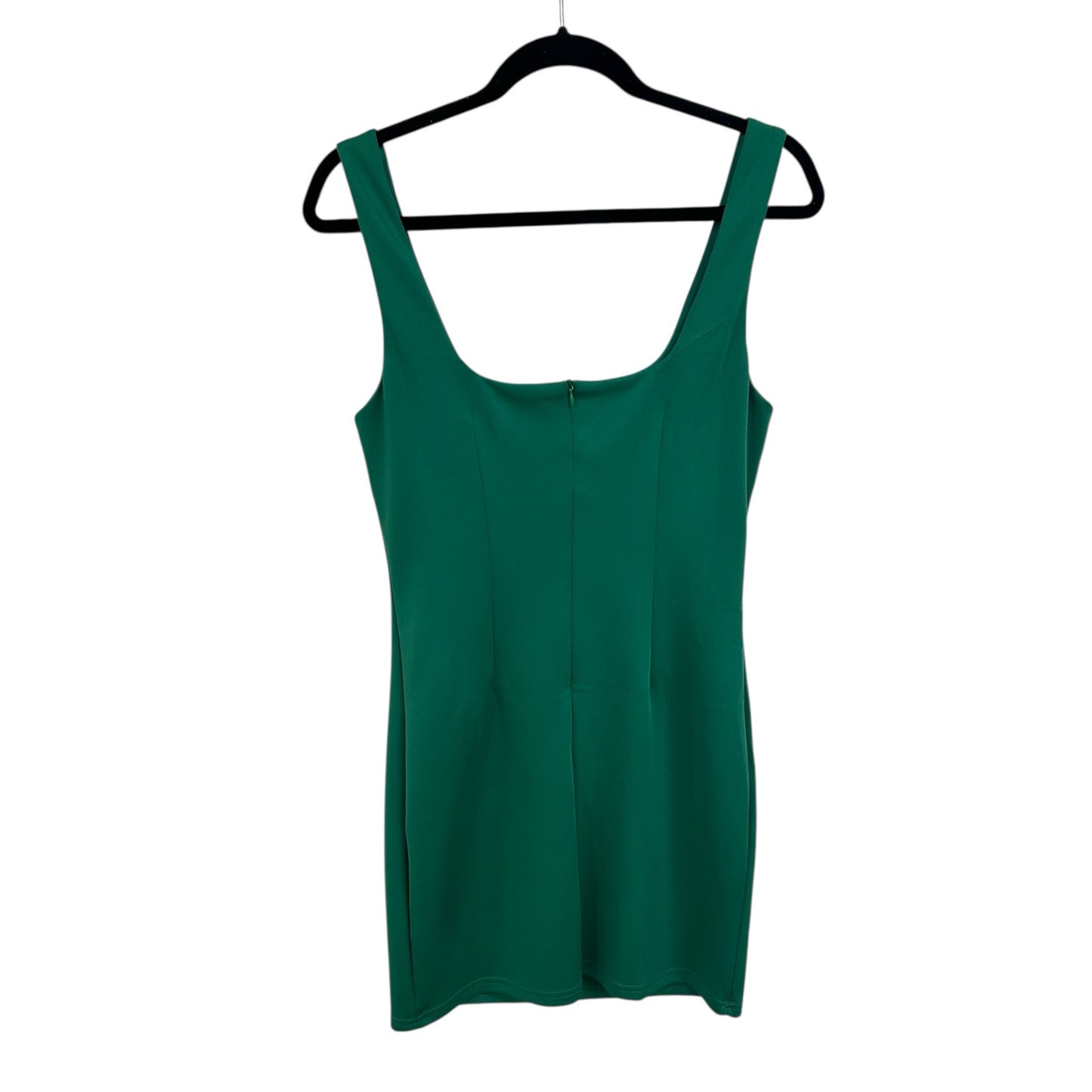 NWT Showpo Jade Green A Whole Lot of Love Sleeveless Lined Mini Dress Womens 6