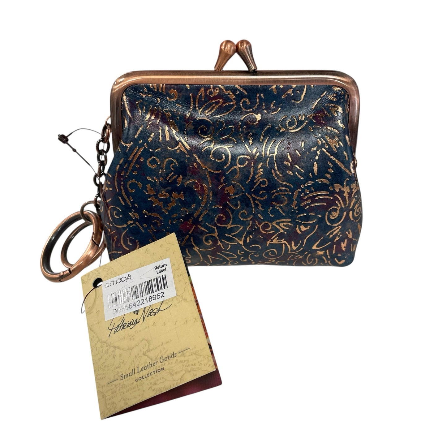 NWT Patricia Nash Large Borse Coin Purse Kimono Tapestry