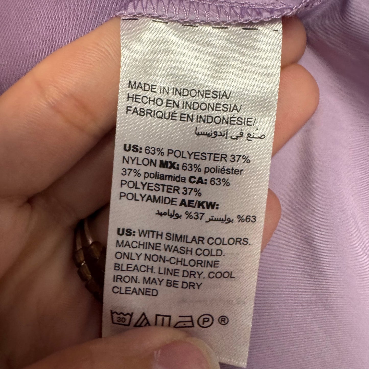 Chico's Zenergy Purple Long Sleeve Collar Detail Anorak Full Zip Jacket Women 16