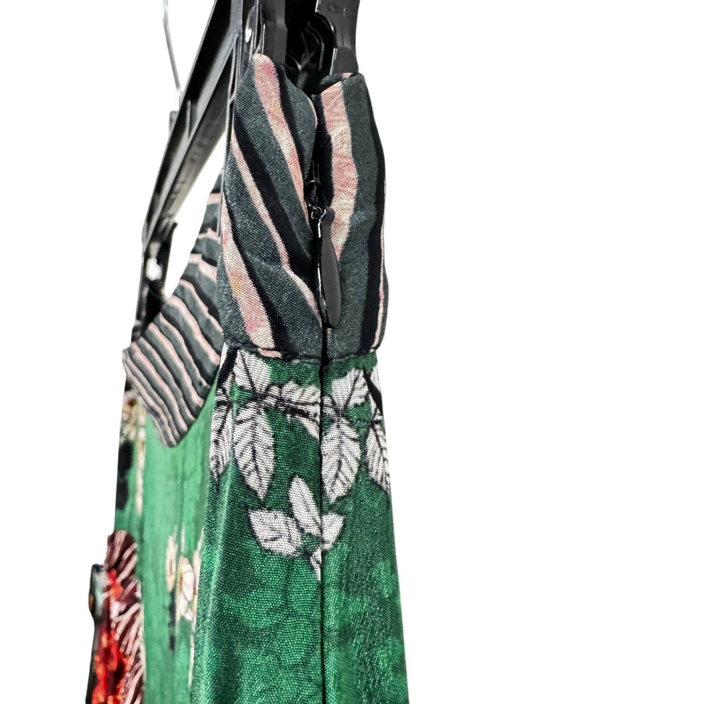 Bhanuni by Jyoti Anarosa Multi Color Floral Print Tiered Maxi Skirt Womens 8