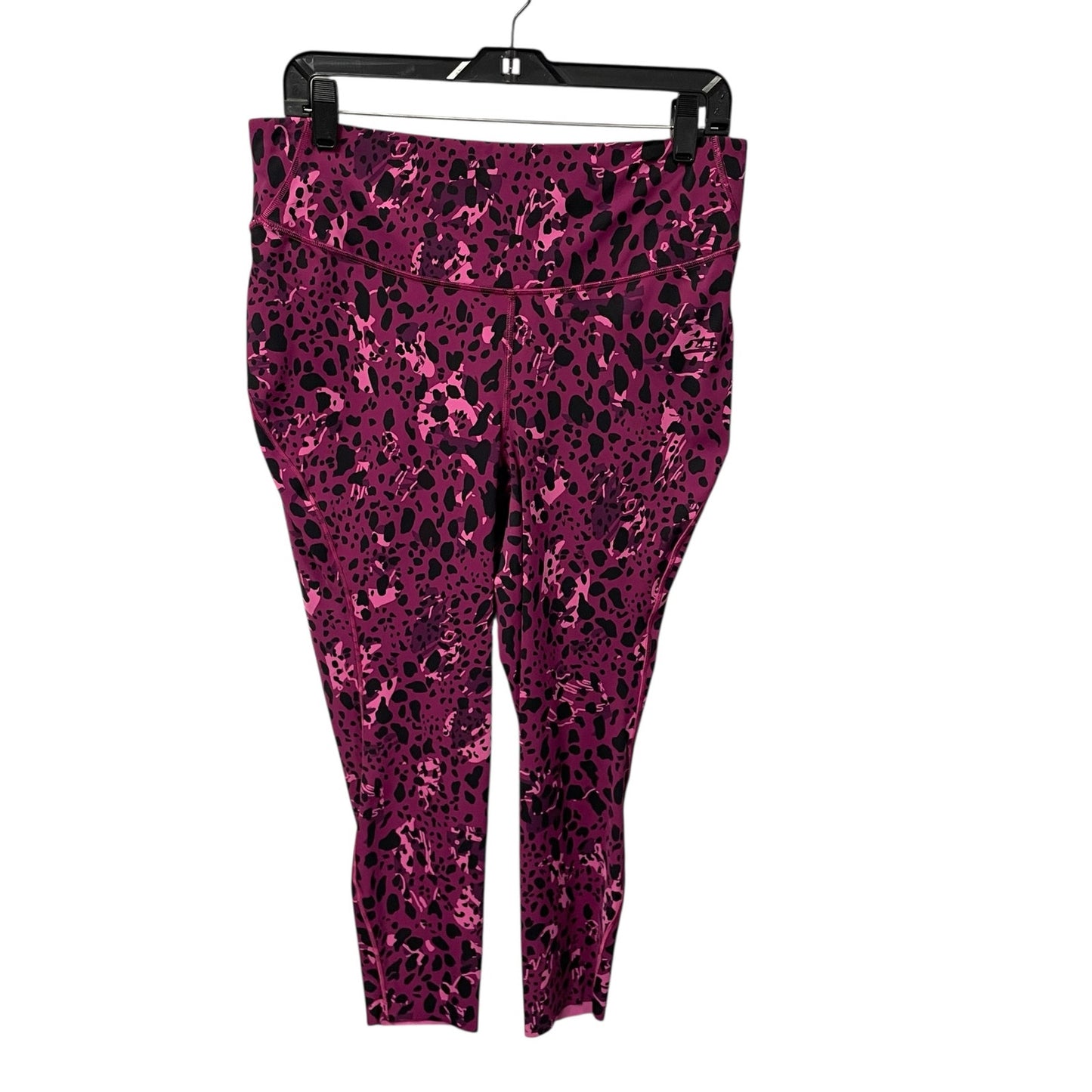 Lululemon Base Pace High Rise Running Tight 25" Cheetah Camo Magenta Purple 12