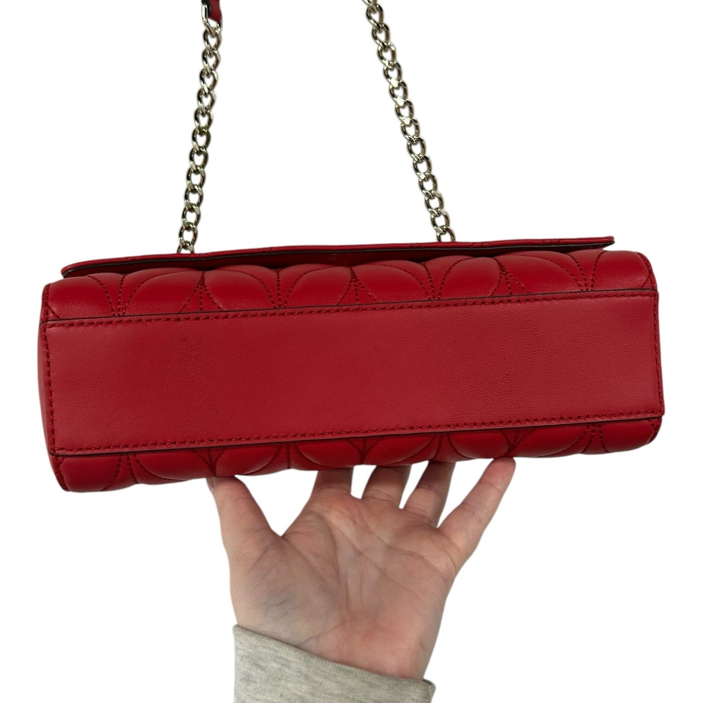 NWT Kate Spade Hot Chili Red Briar Lane Quilted Emelyn Shoulder Bag