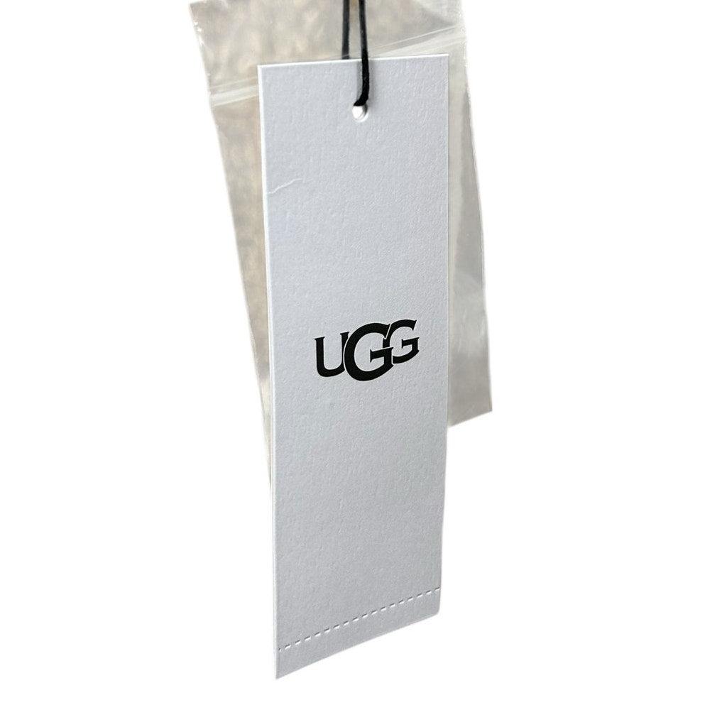 NWT UGG Sand Heather White Ellison UGGfluff Shell Fleece Button Jacket Womens XS