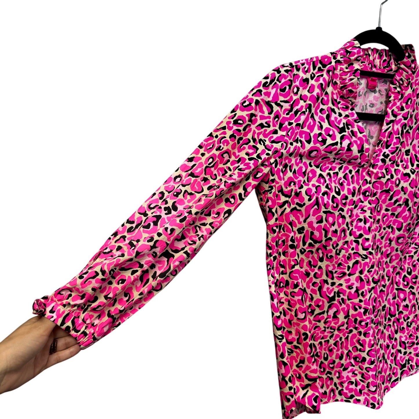 Lilly Pulitzer Pink Topaz in My Favorite Spot Sherida Top Womens XX-Small