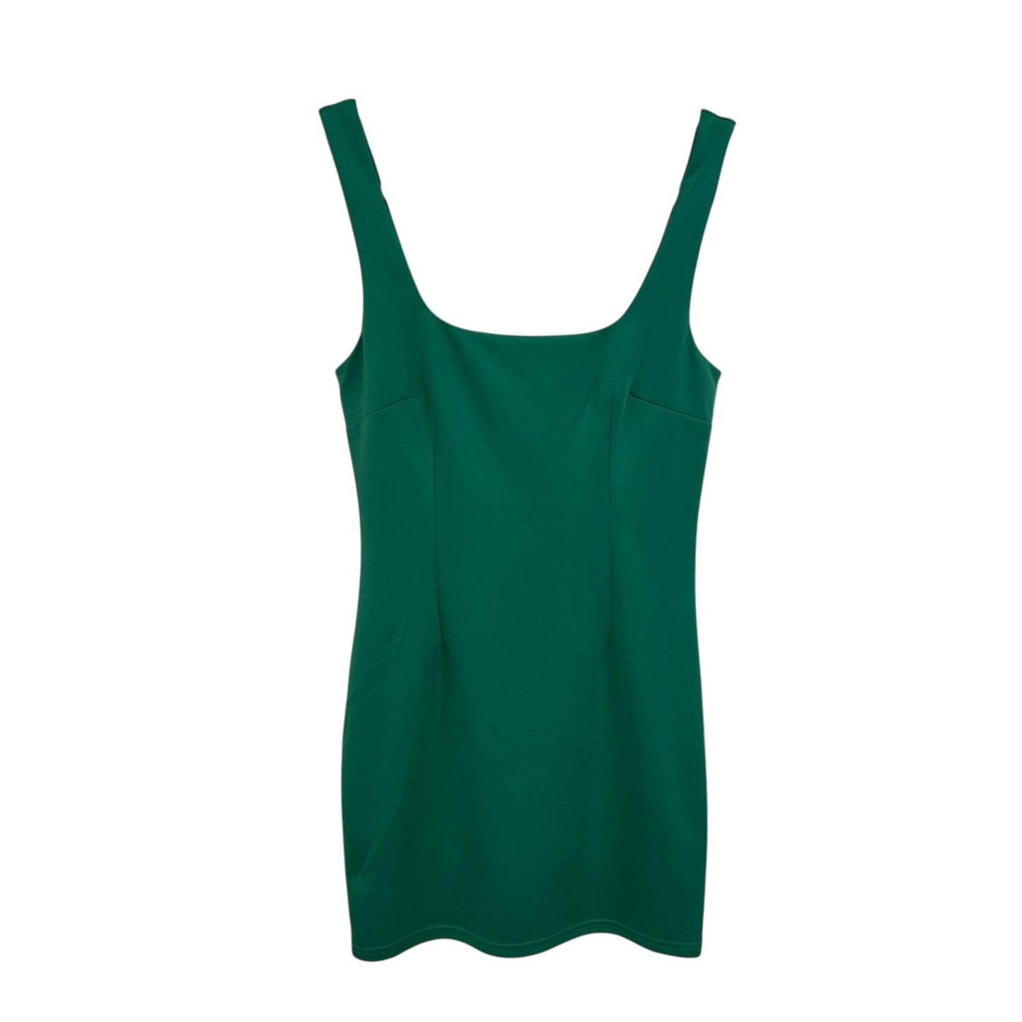 NWT Showpo Jade Green A Whole Lot of Love Sleeveless Lined Mini Dress Womens 6