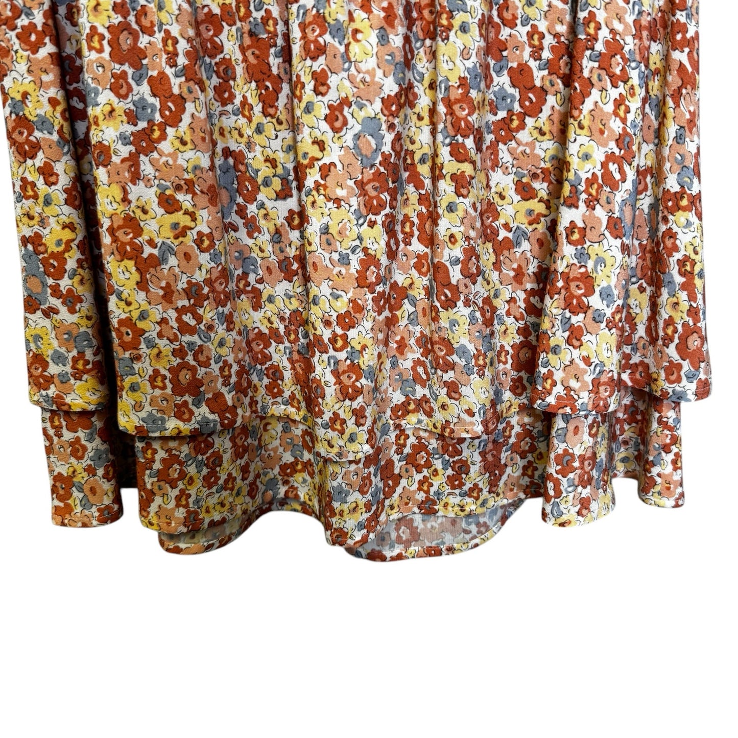 Rails Multi Color Wild Flower Print Tiered Addison Mini Skirt Womens Small