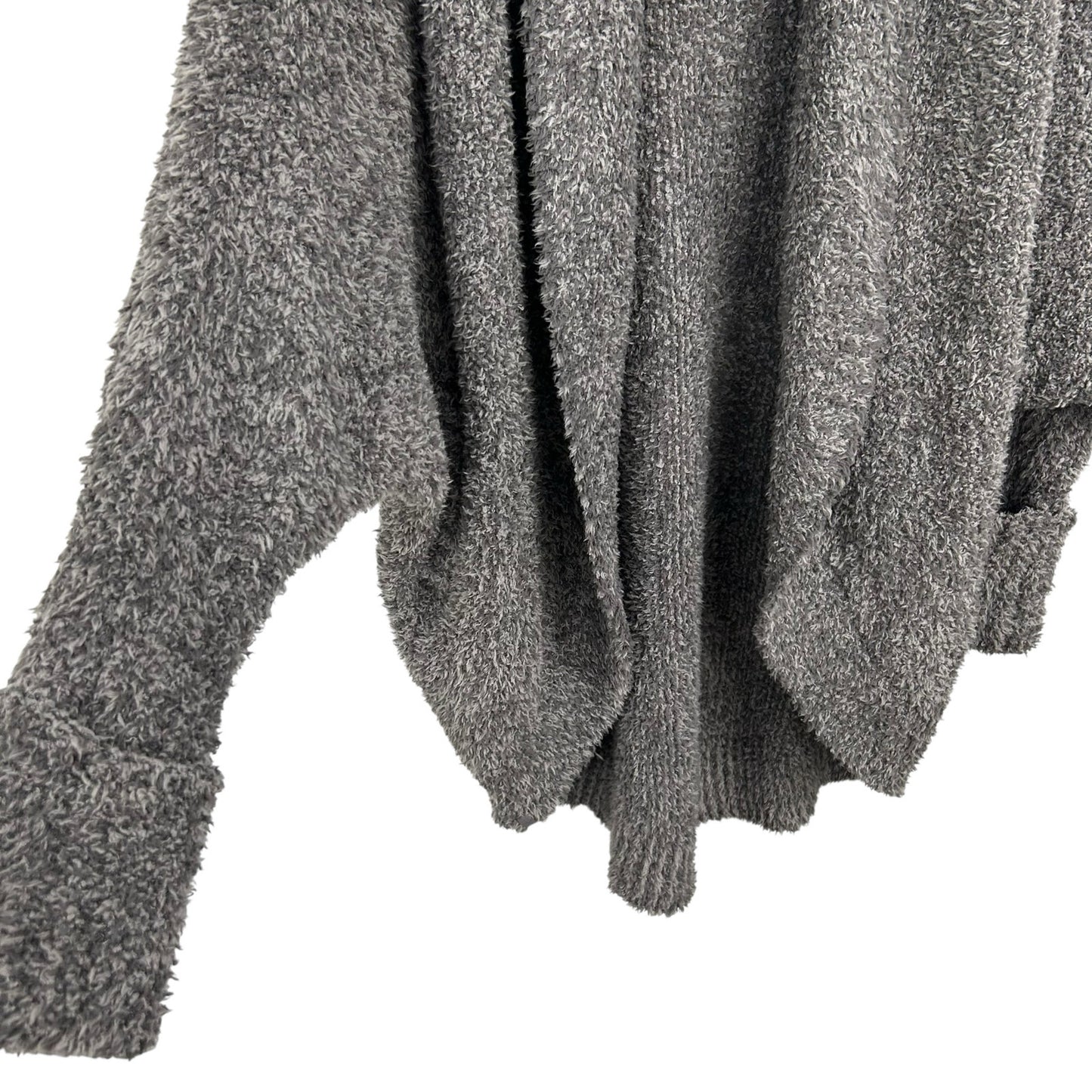 Barefoot Dreams Ash Dove Gray CozyChic Cocoon Cardigan Womens Small / Medium