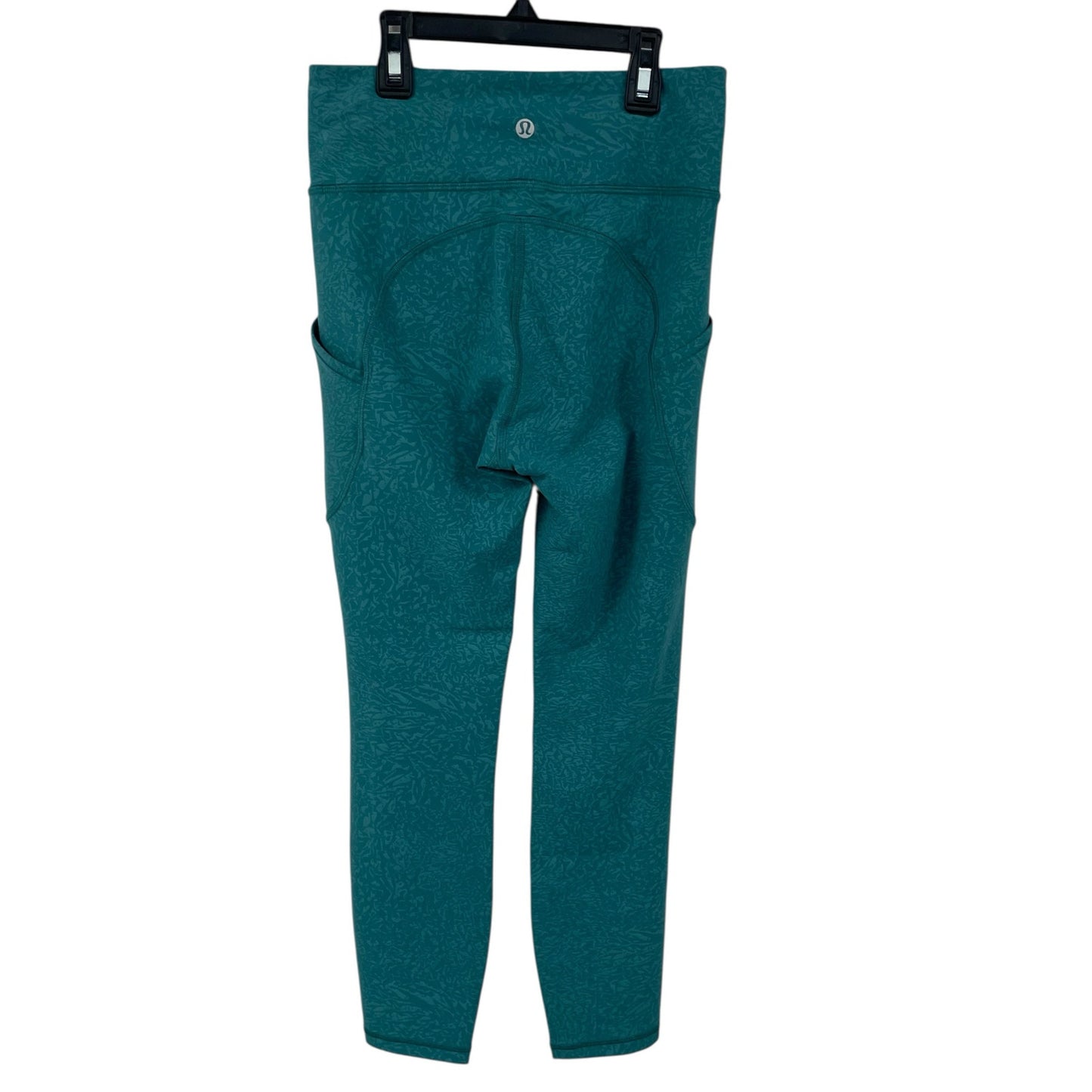 Lululemon Athletica Invigorate High Rise Tight 25" Crunch Teal Lagoon Womens 4