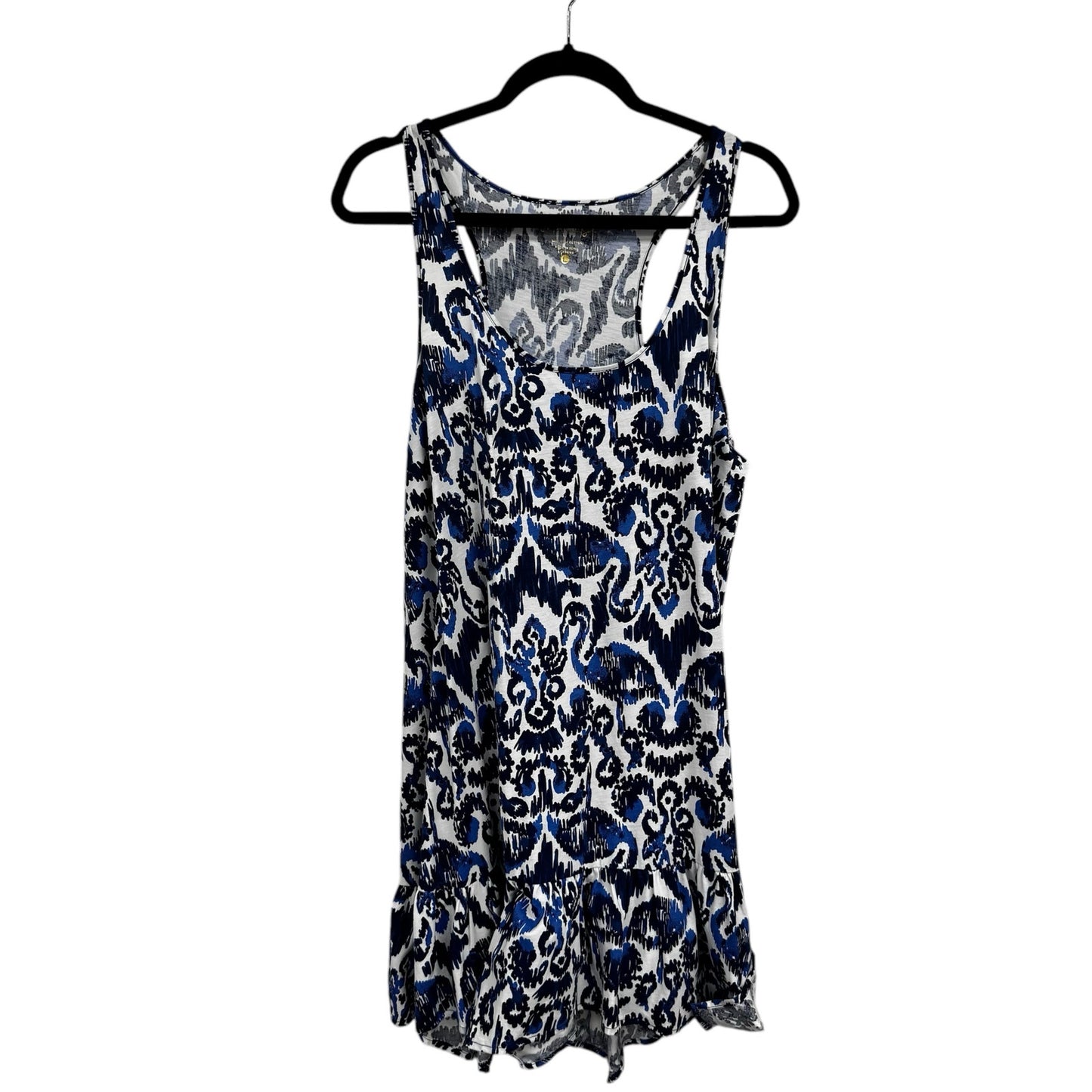 Lilly Pulitzer in Resort Navy Beach Bathers Hampton Tank Dress Womens Large