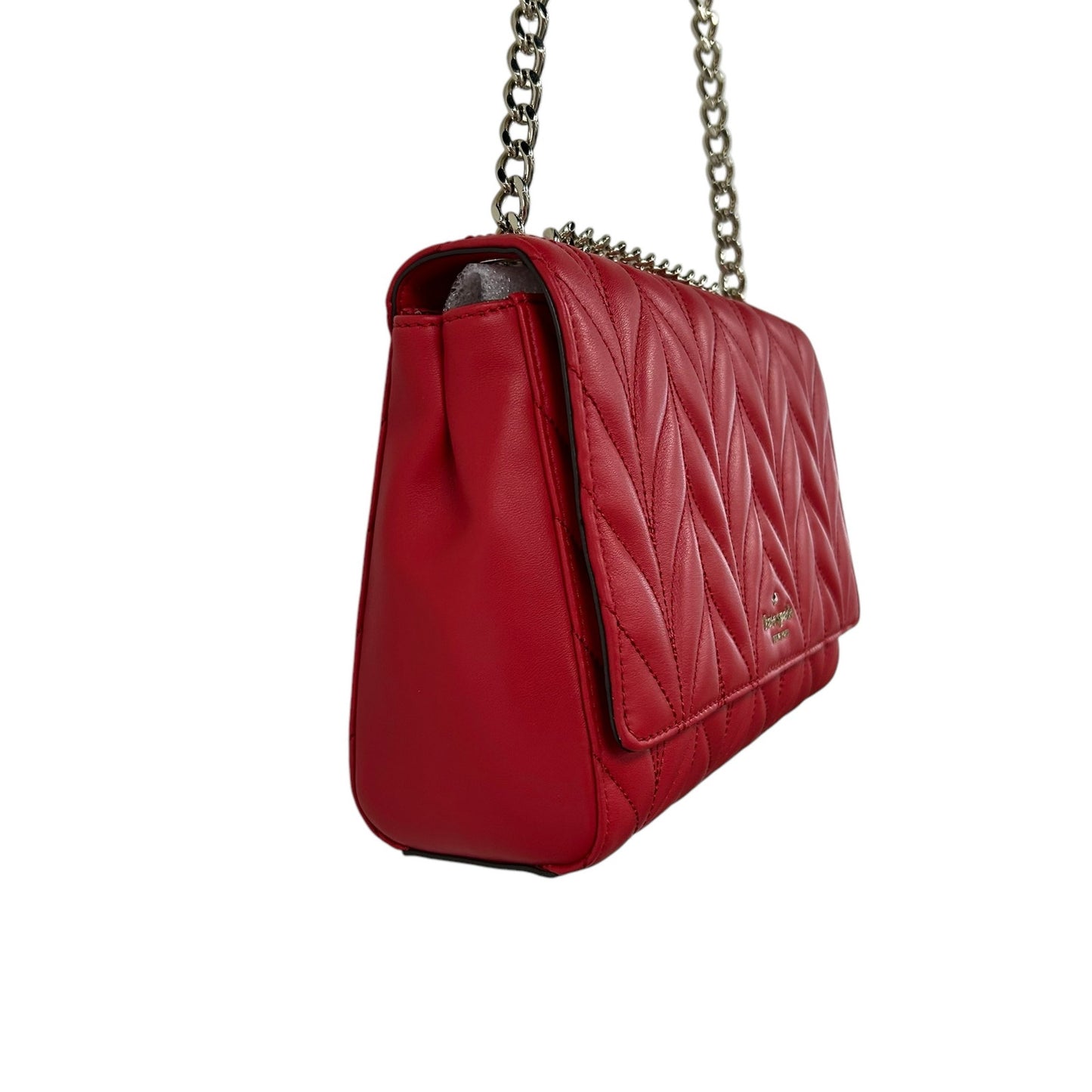 NWT Kate Spade Hot Chili Red Briar Lane Quilted Emelyn Shoulder Bag