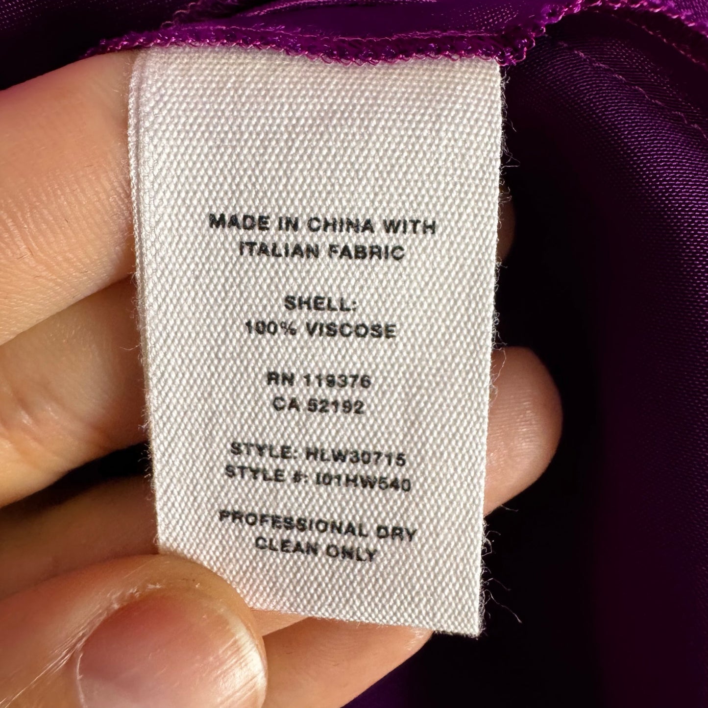 NWT Helmut Lang Purple Sleeveless Ruffle Trim Crewneck Tank Top Womens 4