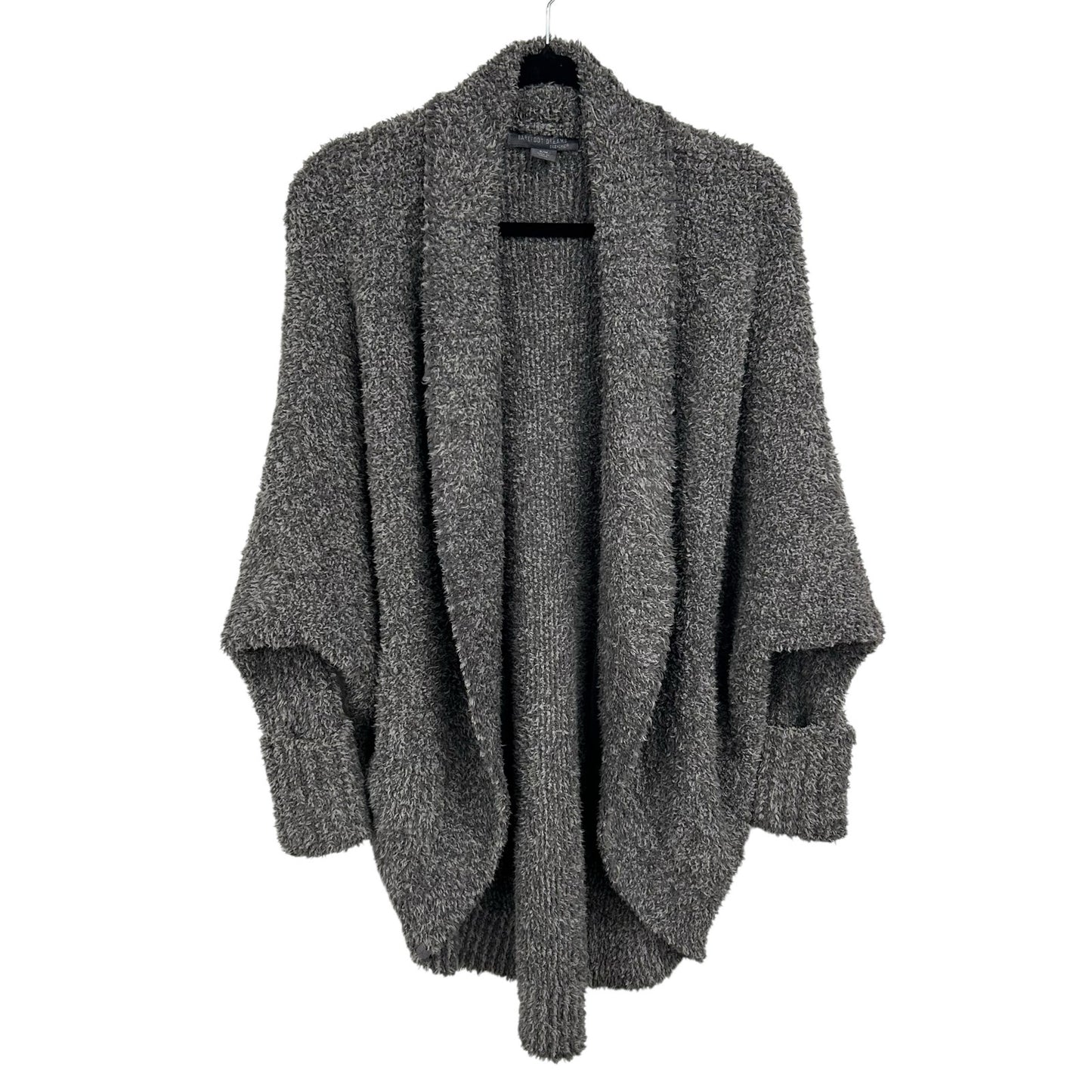 Barefoot Dreams Ash Dove Gray CozyChic Cocoon Cardigan Womens Small / Medium