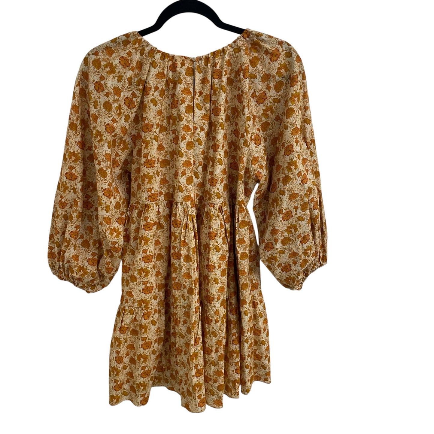 NWT Tuckernuck Hyancinth House Burnt Orange Floral Brynn Mini Dress Womens XS